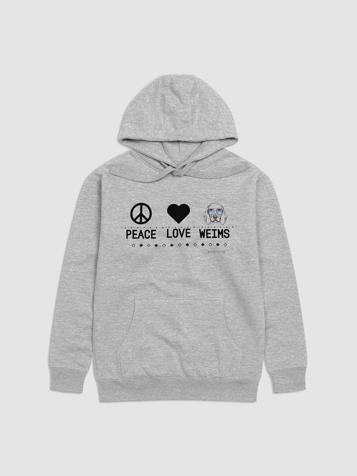 Peace Love Weims - Cotton Heritage Unisex Premium Hoodie product image (2)