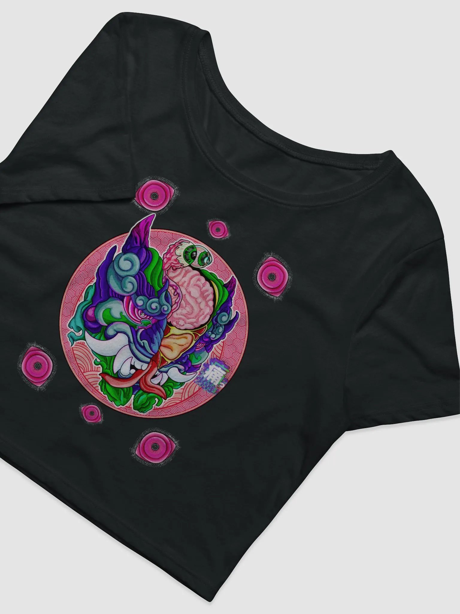 Yokai Migraine: Bella+Canvas Women's Crop Tee product image (2)