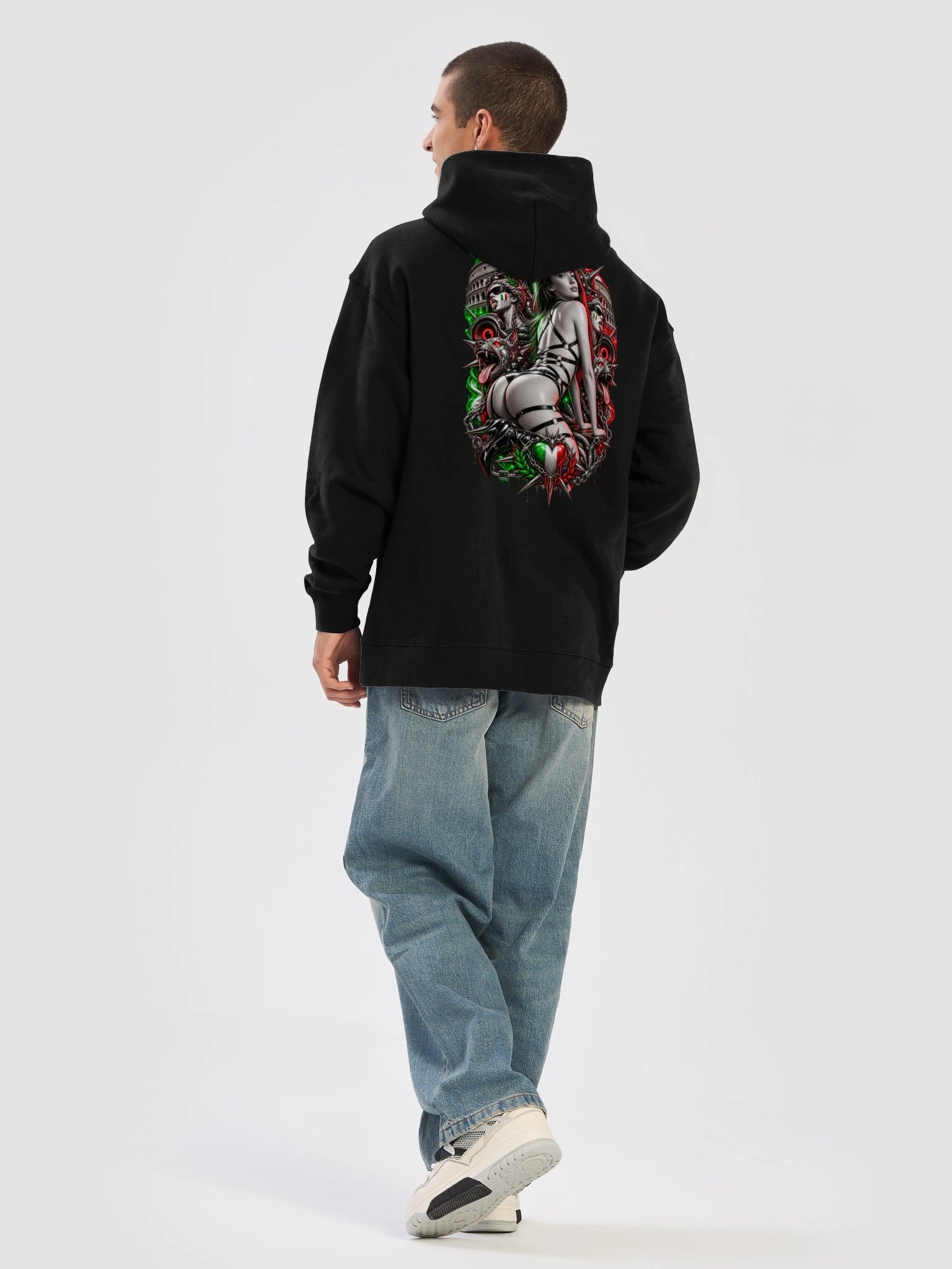 troiadeltechno italian hoodie product image (11)