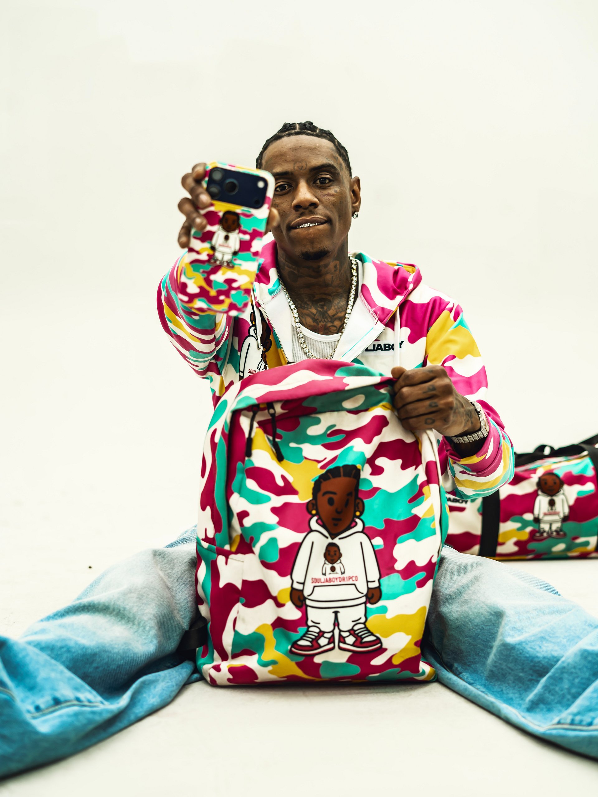 SOULJABOYDRIPCO Camo iPhone Case product image (2)