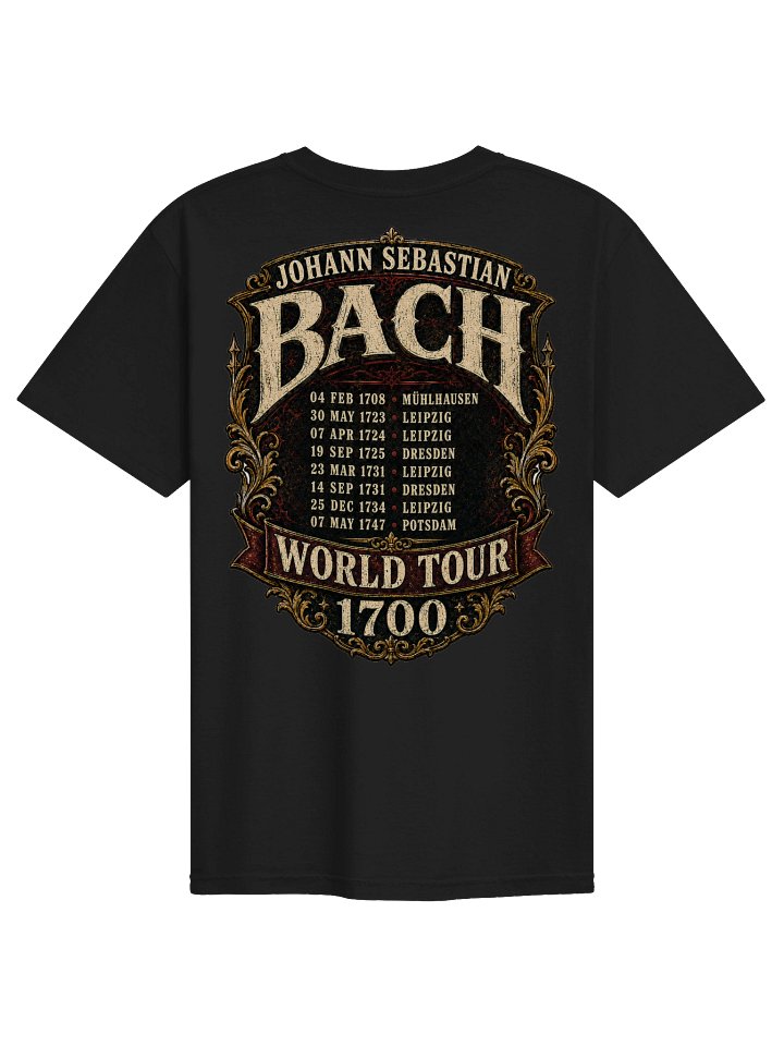 Johann Sebastian Bach World Tour 1700 | T-Shirt product image (23)