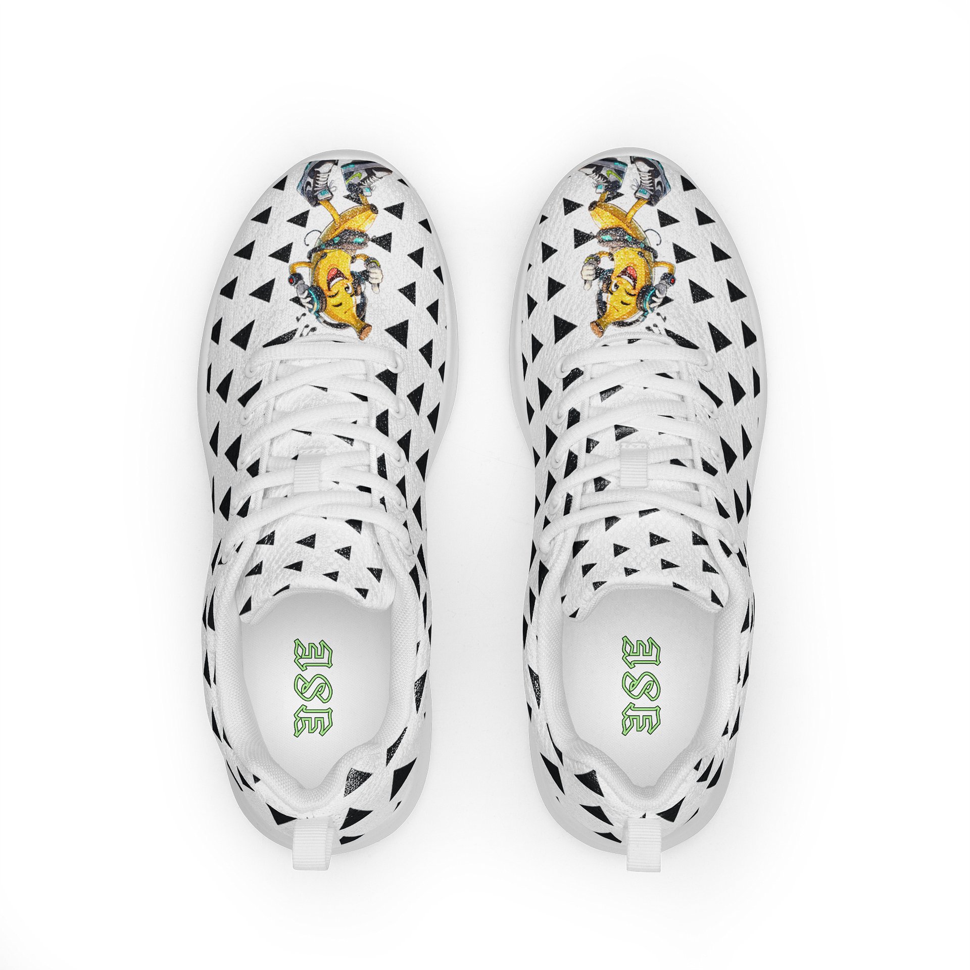 Banana Beat: Geometrischer Streetstyle Damen Sneakers product image (1)