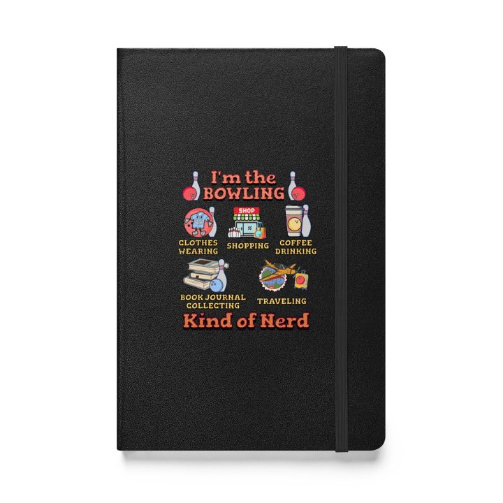 Im The Bowling Kind Of Nerd Hardcover Journal product image (1)