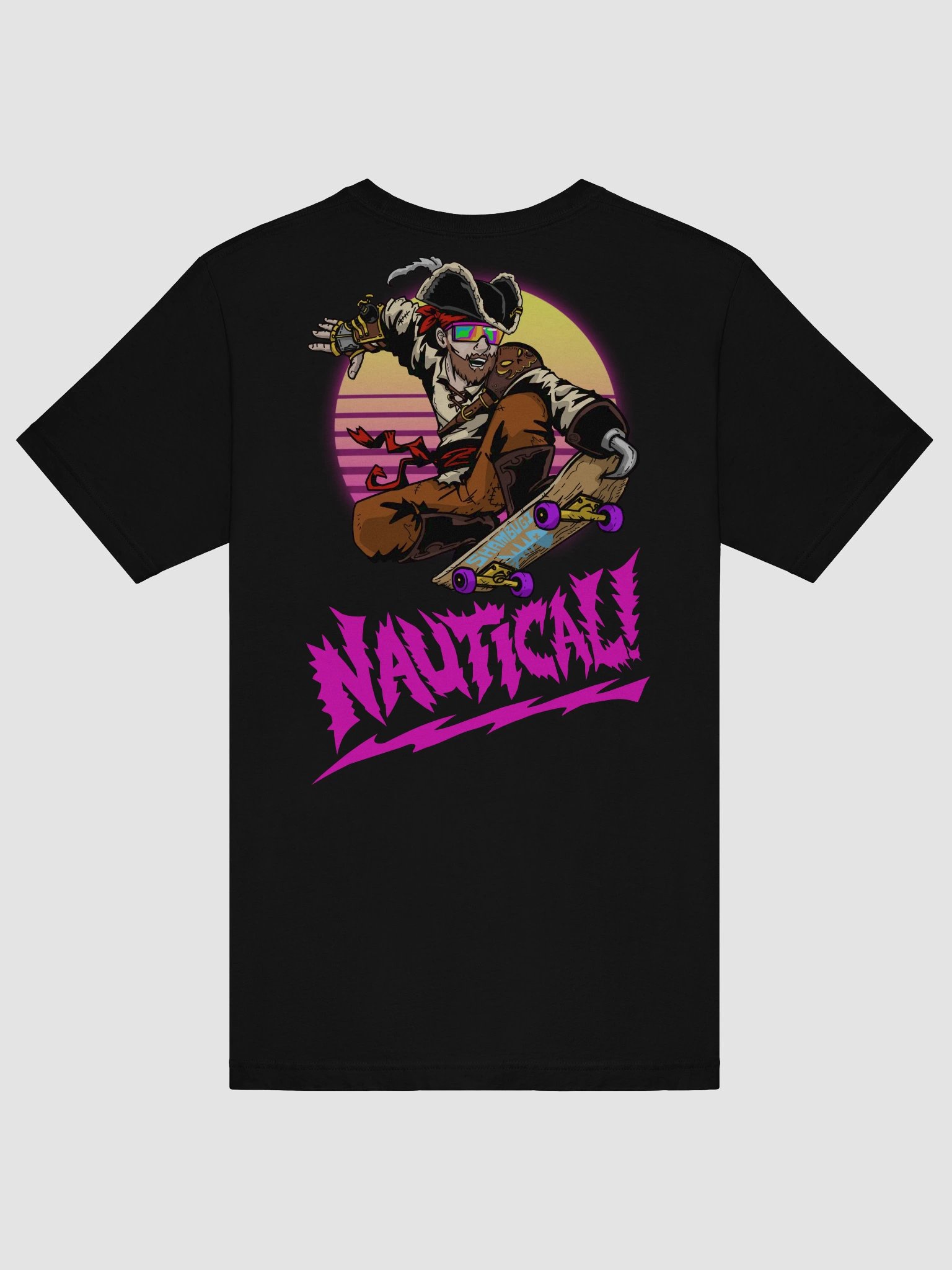 Pirate Shredder Tee Backside Edition - By Wilburley product image (6)