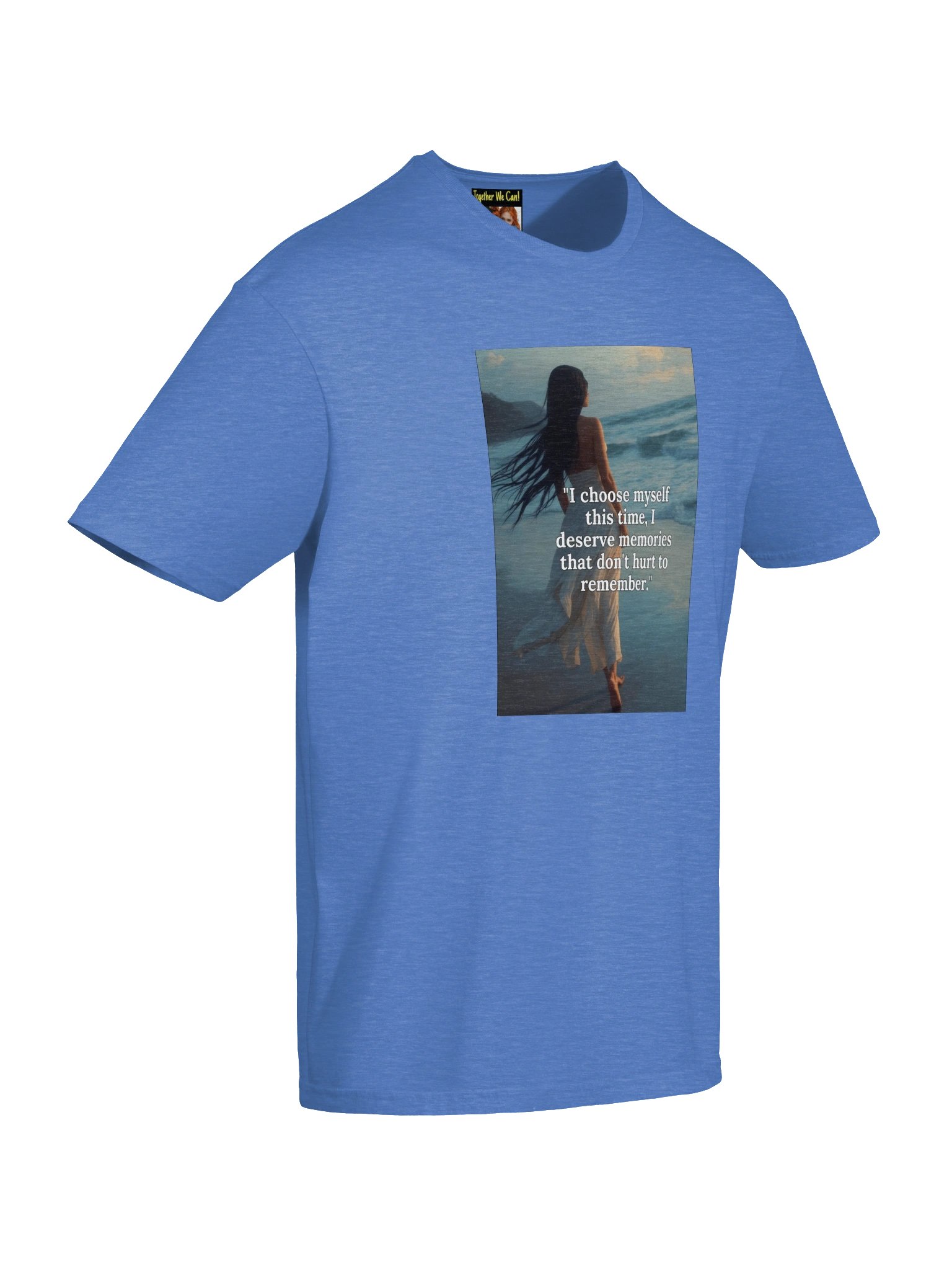 Mind Matter- I Choose Myself Beach Quote- Unisex Softstyle T-Shirt product image (106)