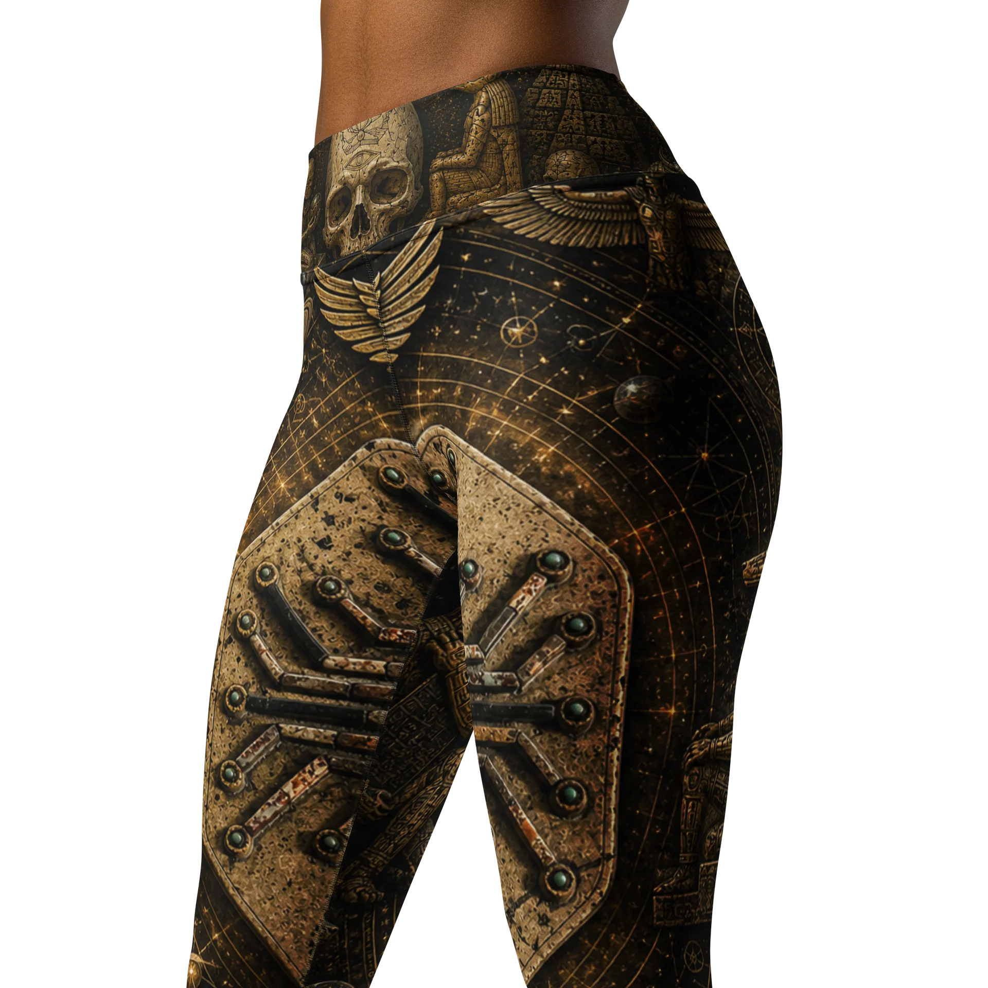 Female Aliencarving's Yoga Pants Chipped In product image (4)