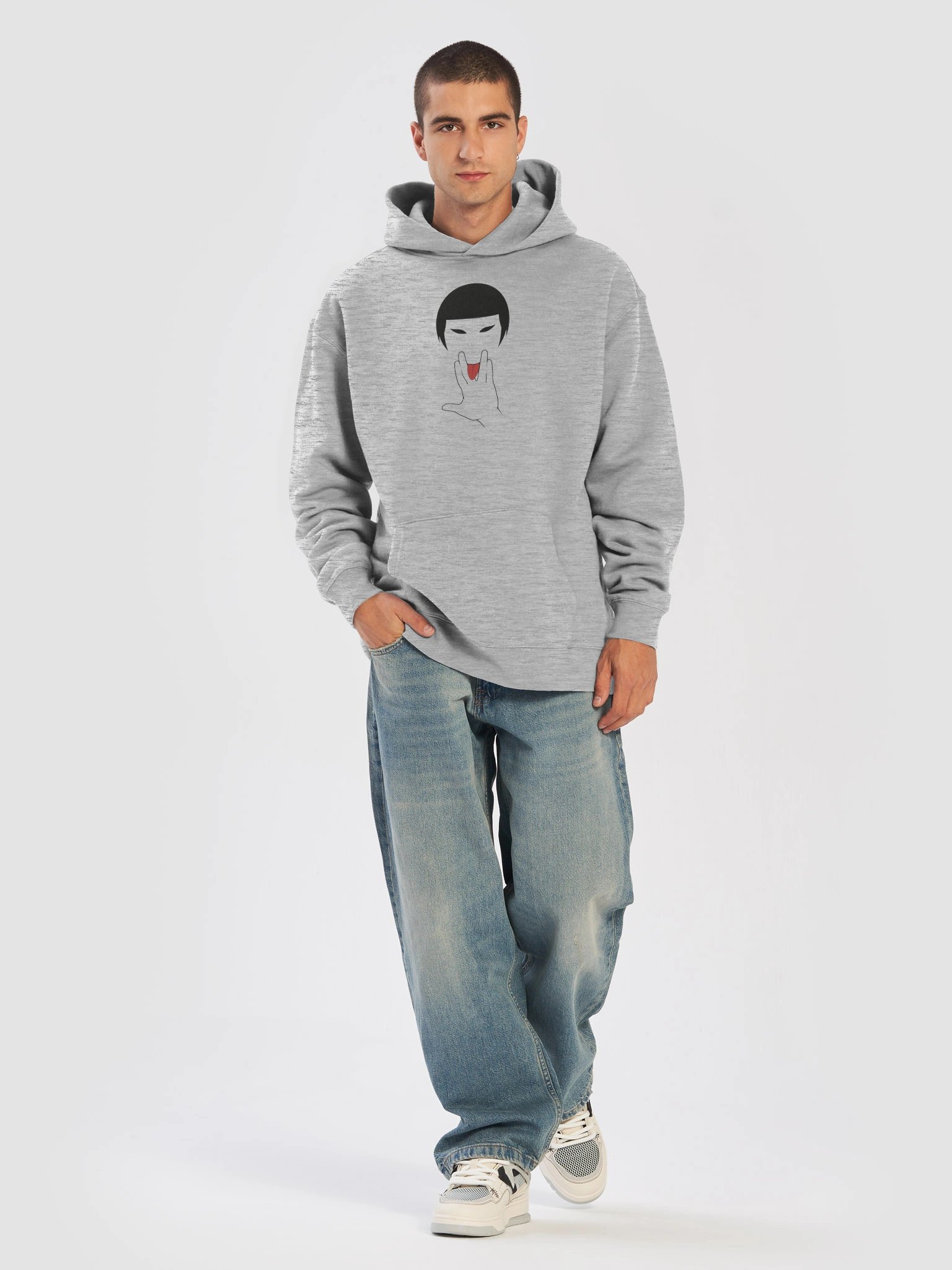TONGUE IN PEACE - Premium Relaxed Hoodie product image (3)