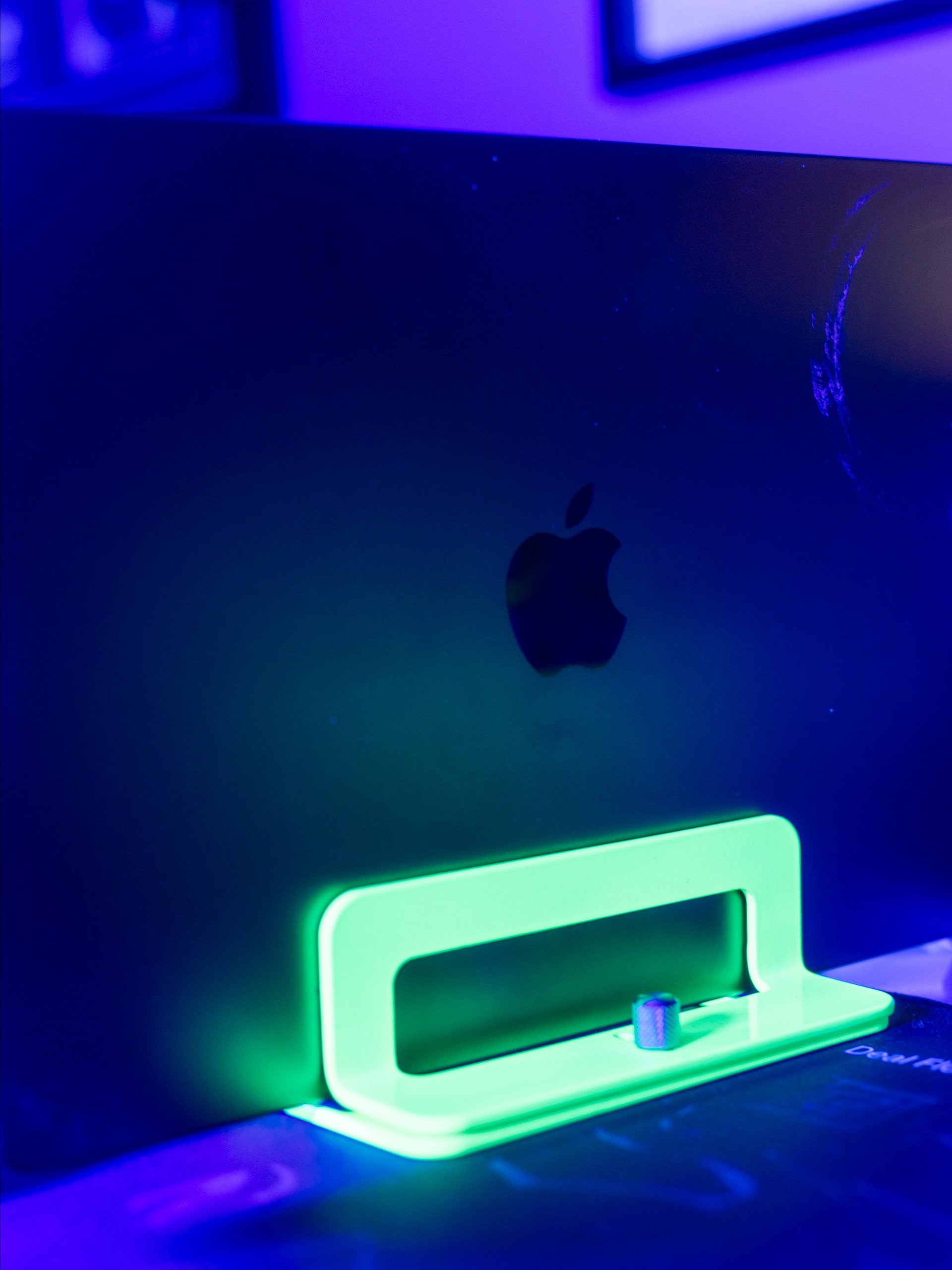 Neon Yellow Laptop Holder product image (1)