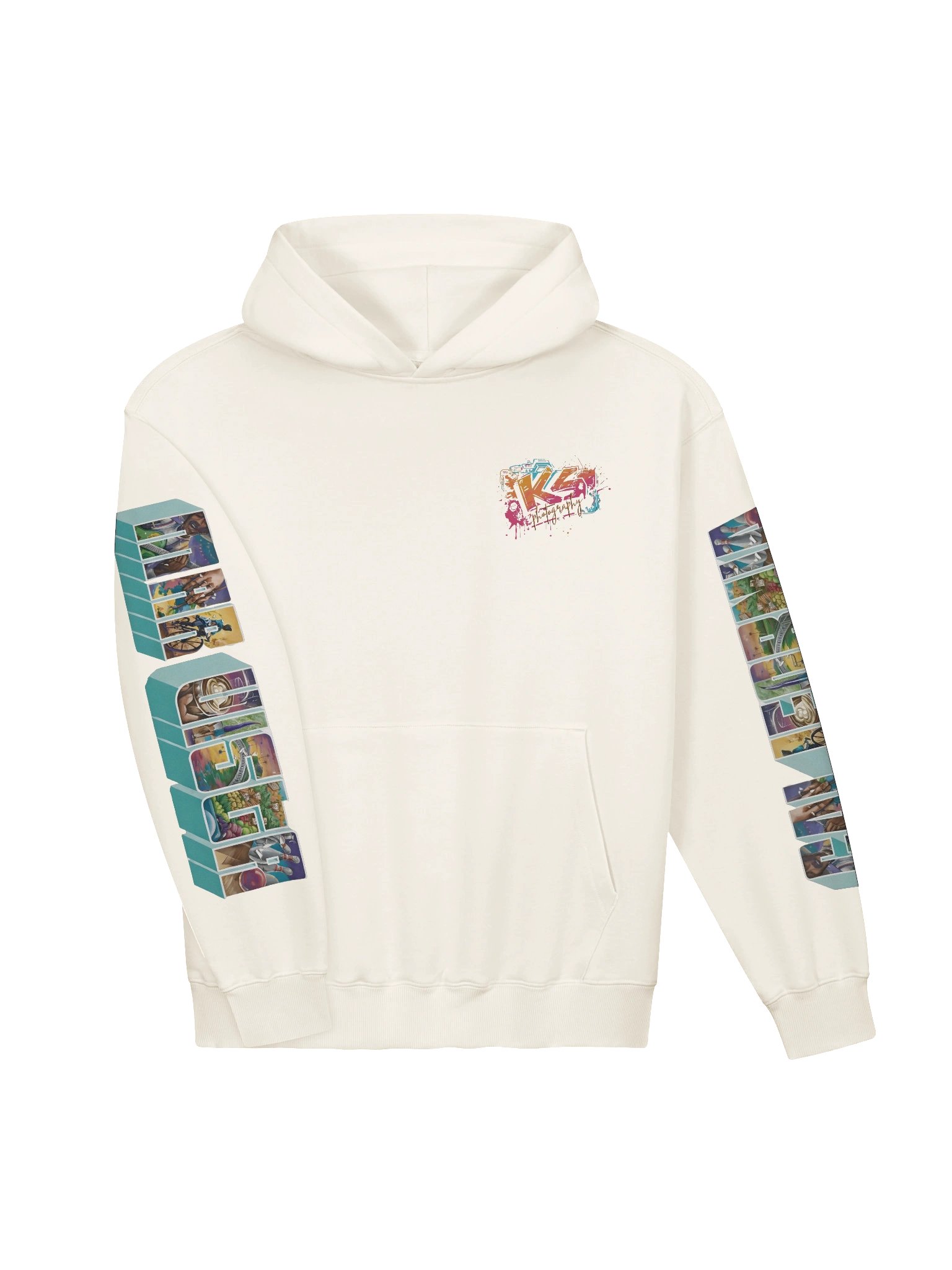 Mars Vista Graffiti Heavy Weight Terry Hoodie product image (3)