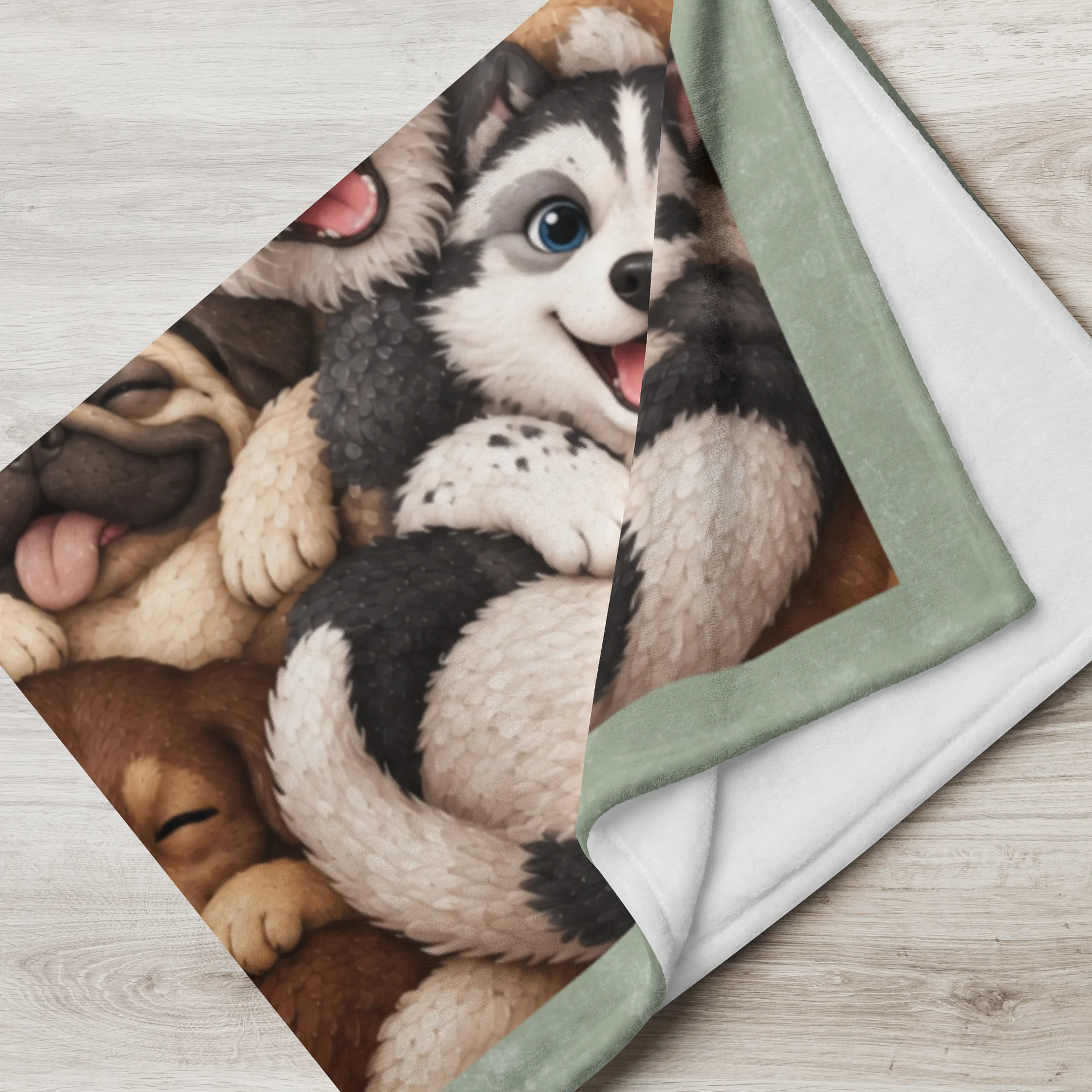 Plaid Faune - Chiens en Folie product image (4)