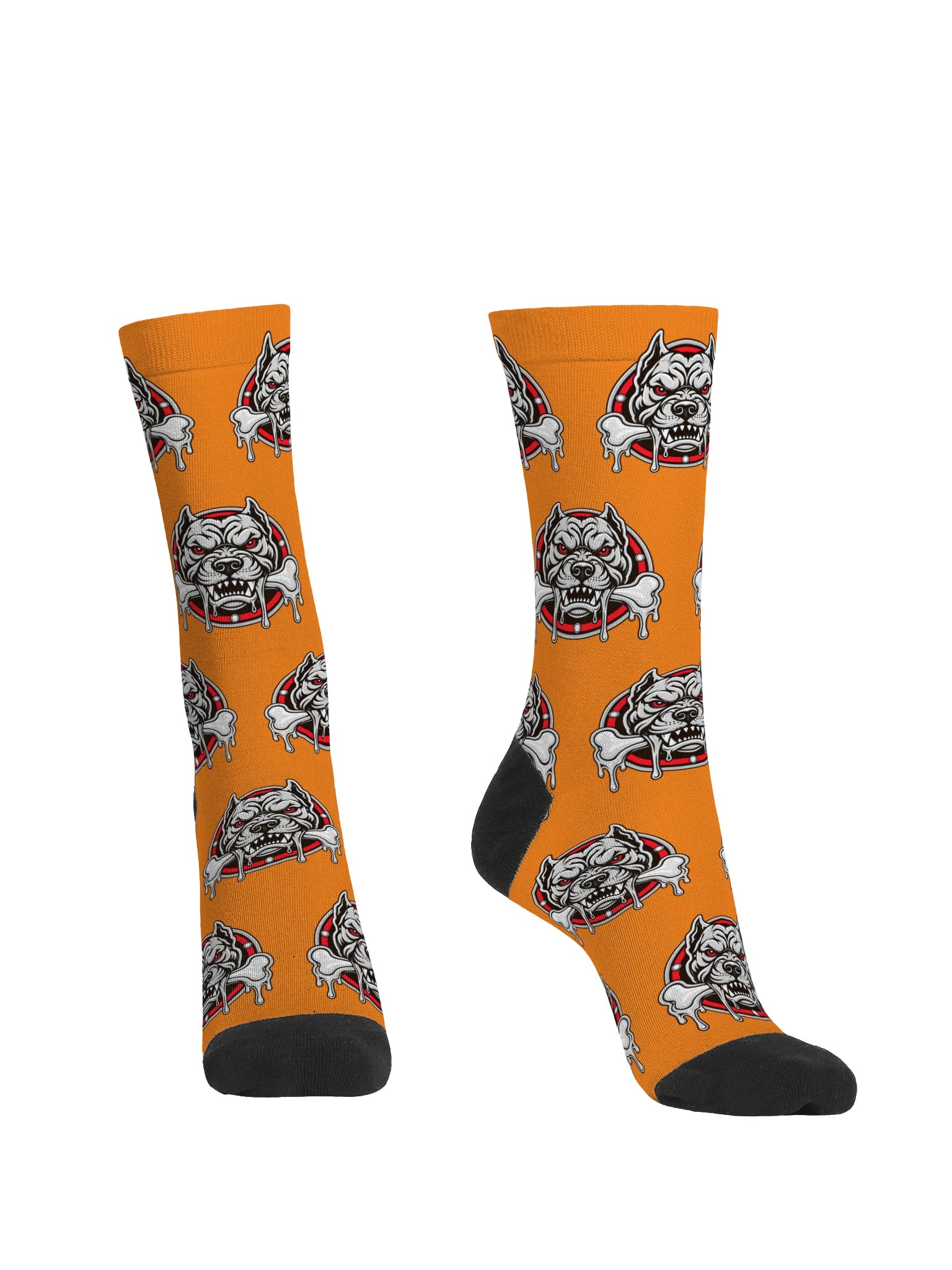 Boro Bonedawgs Crew Socks - Orange product image (2)