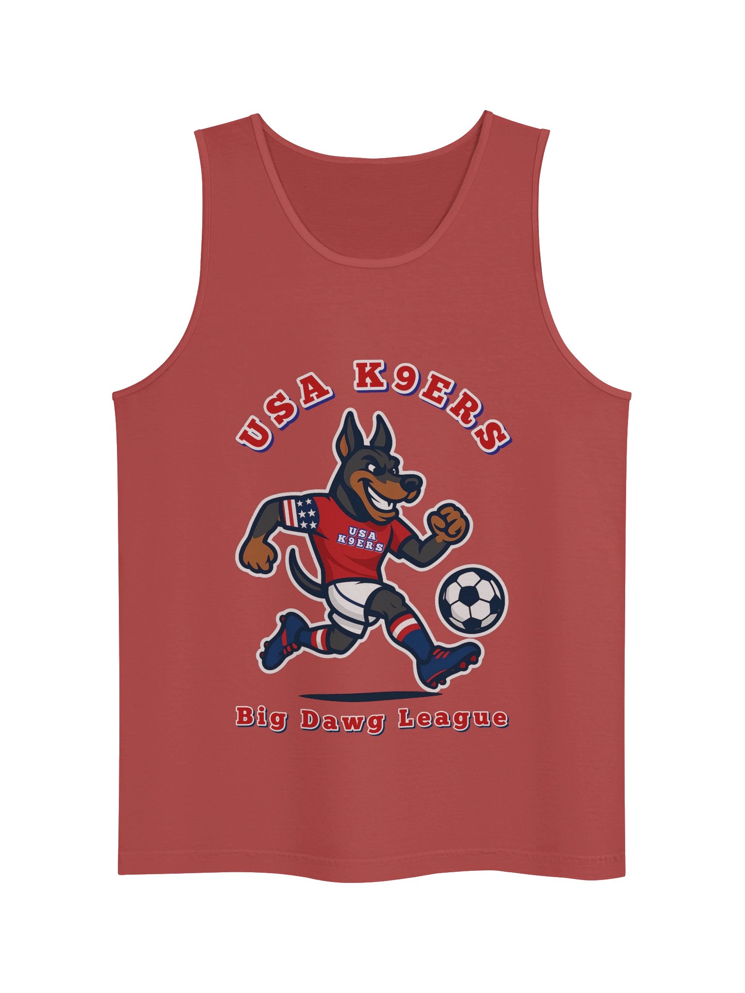 USA K9ERS Doberman Soccer Tank product image (1)