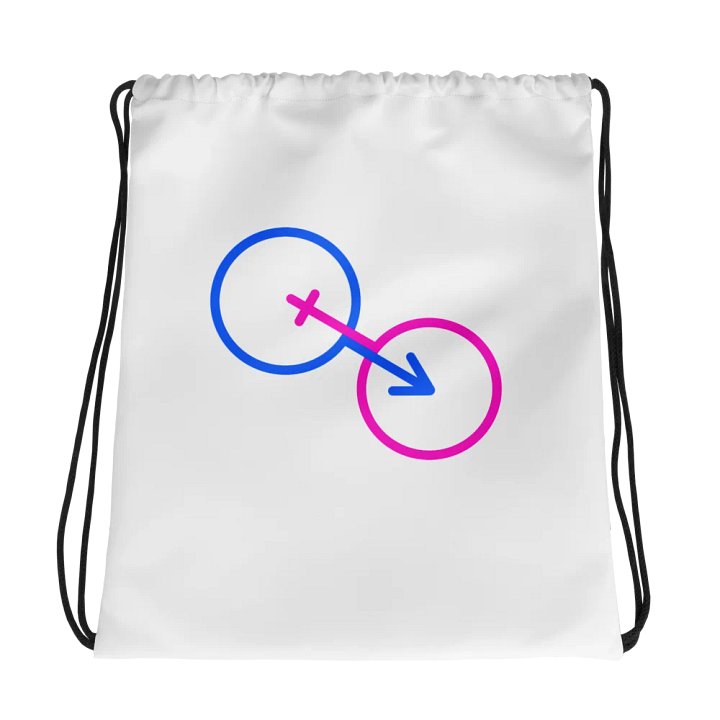 Two Gender Normality All-Over Drawstring Bag product image (1)