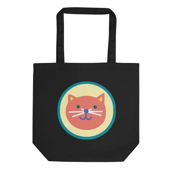 Whiskered Wonder Eco Tote Bag product image (2)
