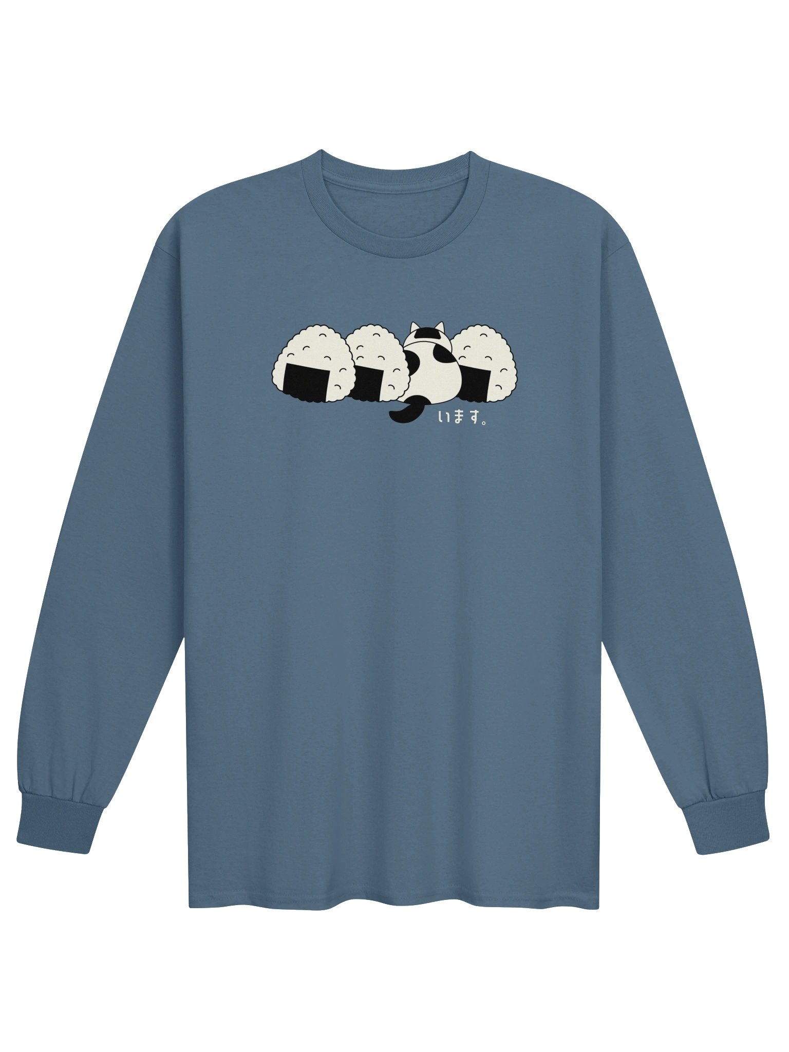 Rice Ball Cat - Unisex Adult Long Sleeve T-shirt product image (1)