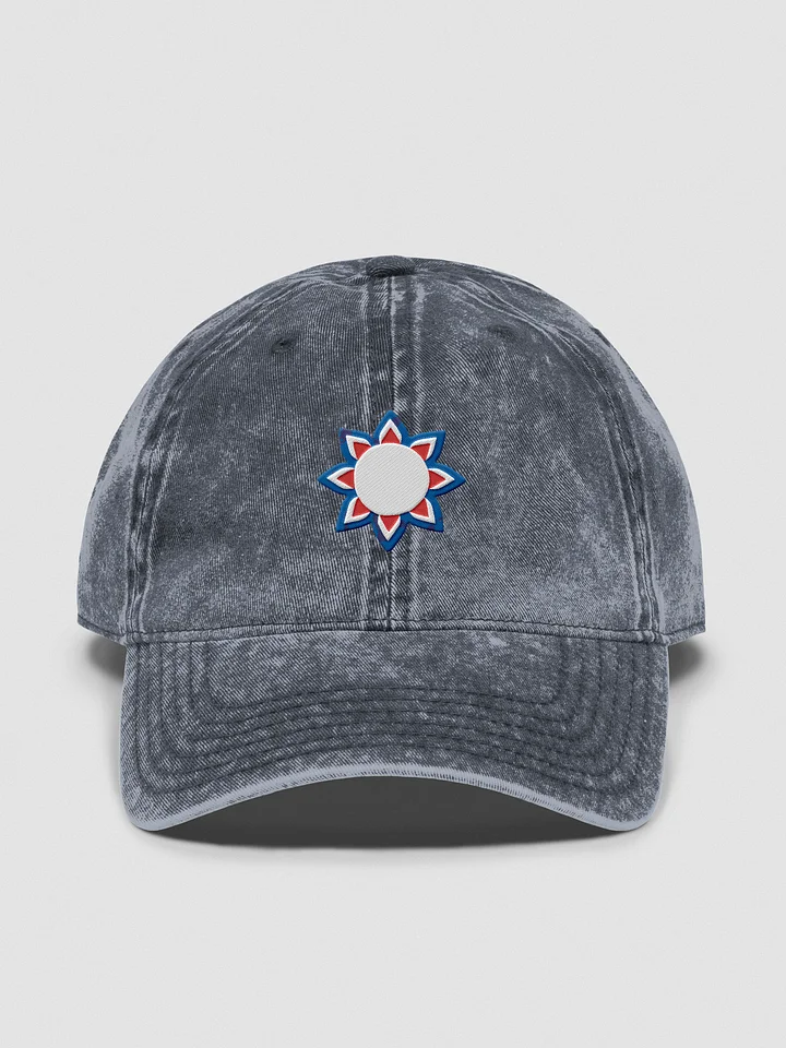 Red, White, and Blue Flower cap product image (1)