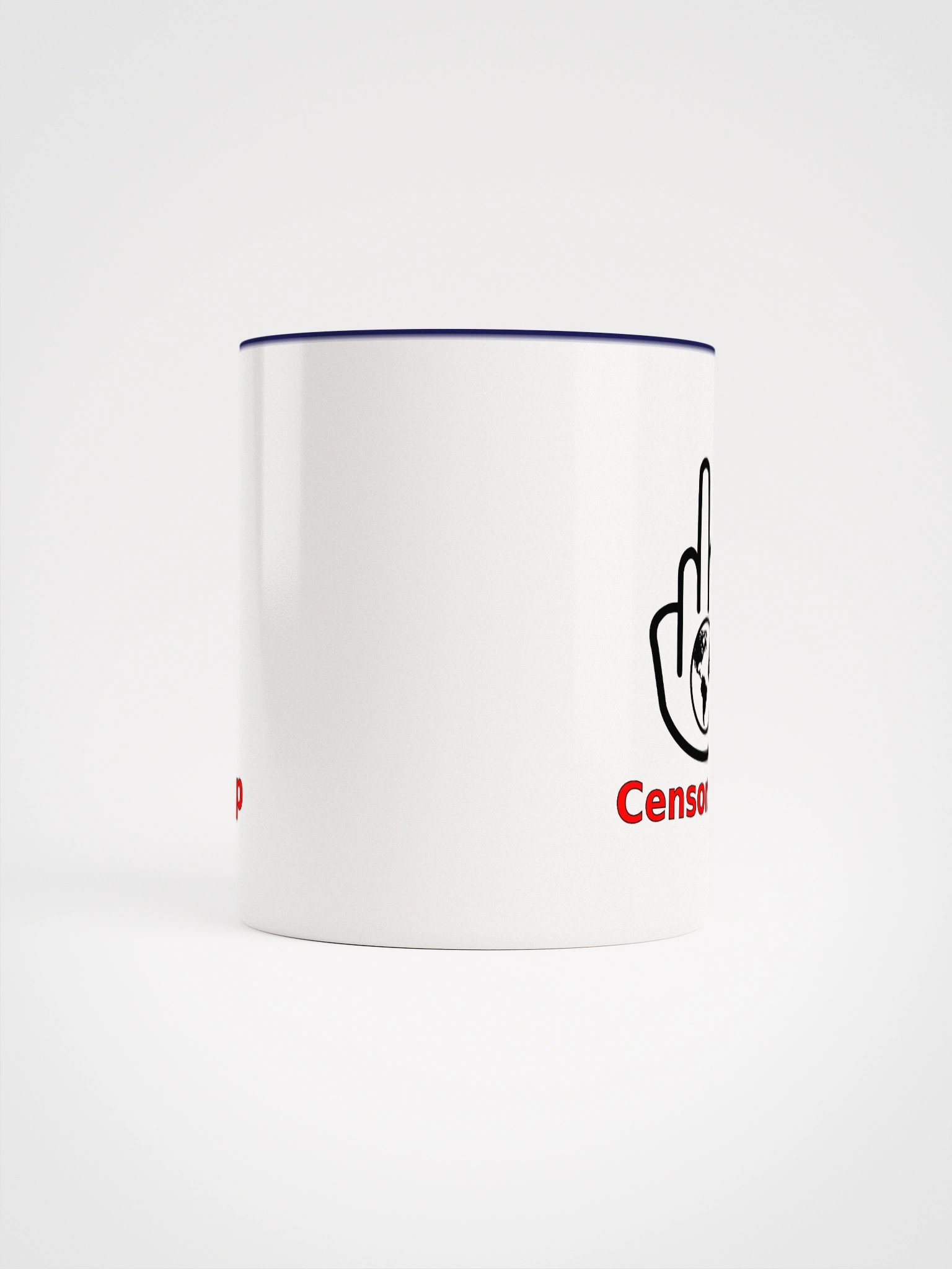 Two-tone Ceramic Mug-MisterFinger-Censorship-B product image (68)