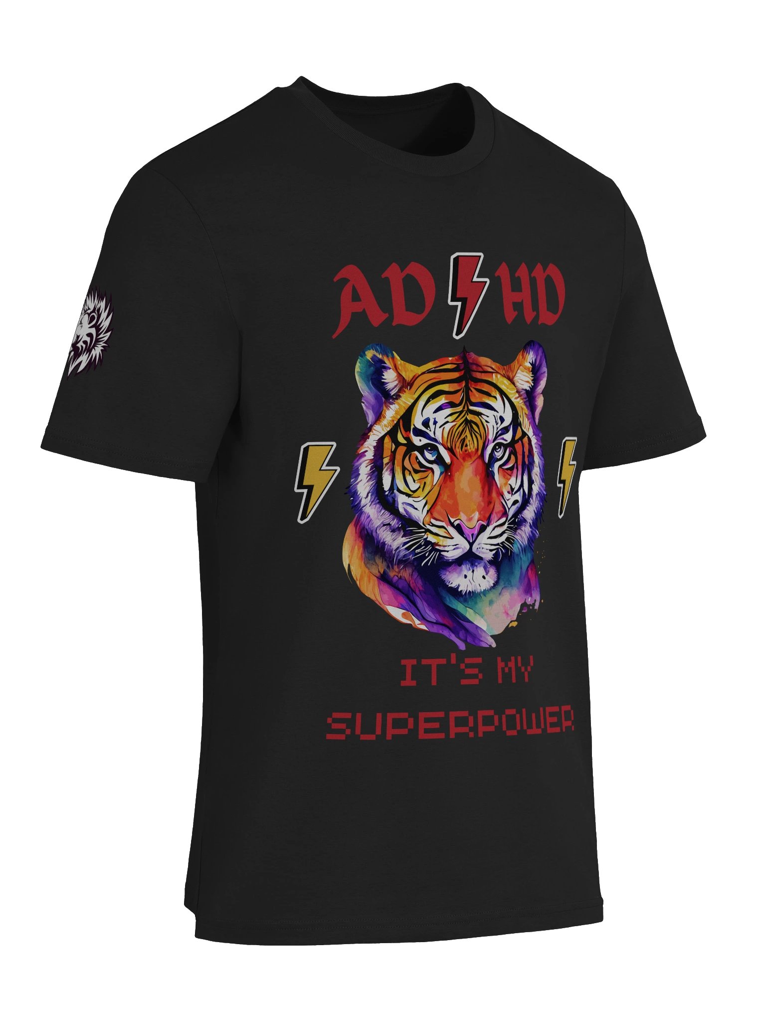 Majestic Mane Lion ADHD Graphic Tee product image (58)