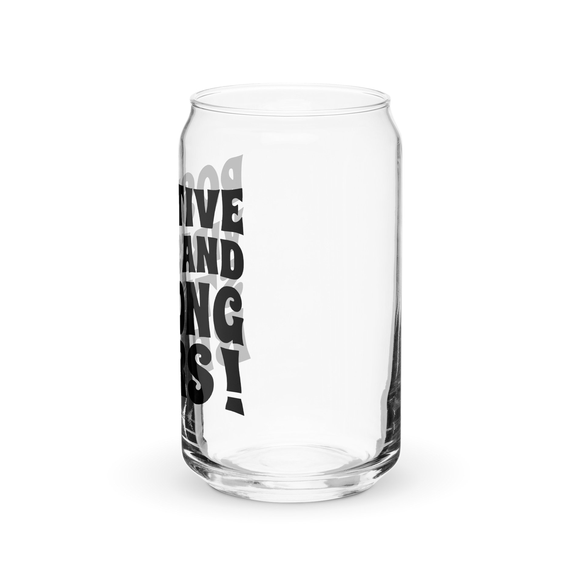 Positive Vibes & Strong Beers Can-Shaped Pint Glass product image (3)