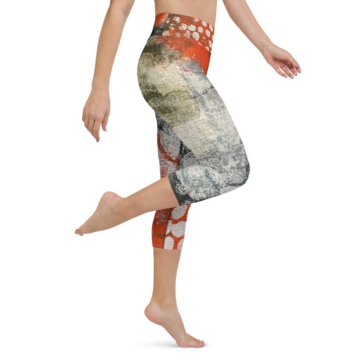 original artwork by b.reters printed on capri leggings product image (1)