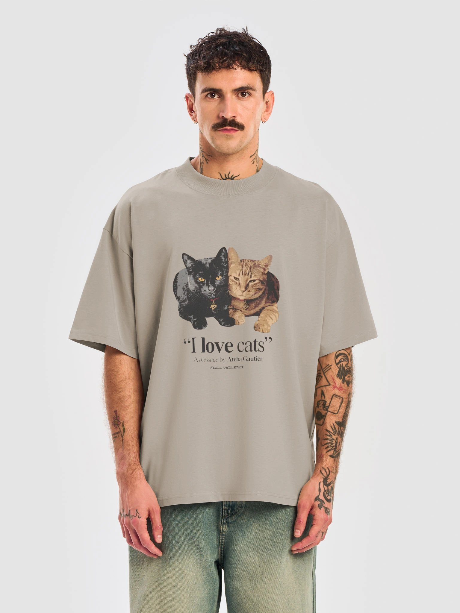 I Love Cats Ateba Gautier Shirt product image (1)