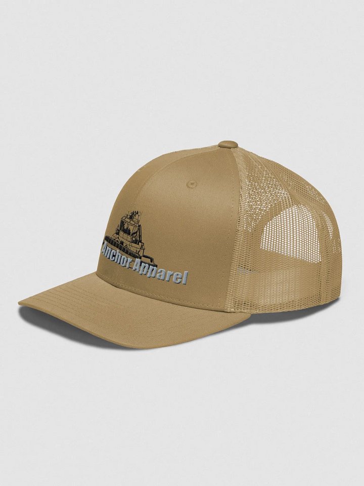 Black Athena tug Retro Trucker Hat product image (2)