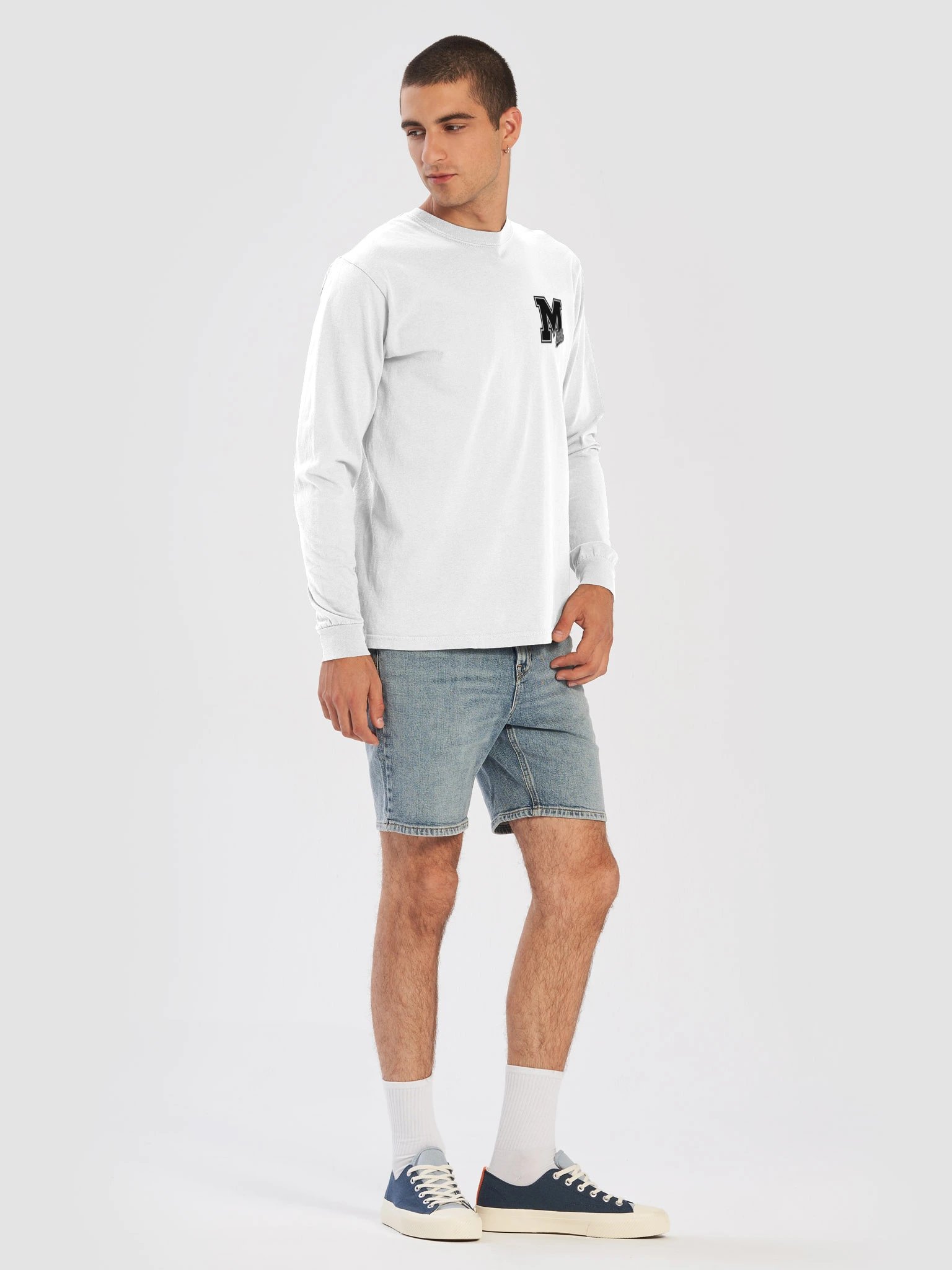 MIMS Black Varsity Logo Long Sleeve product image (7)