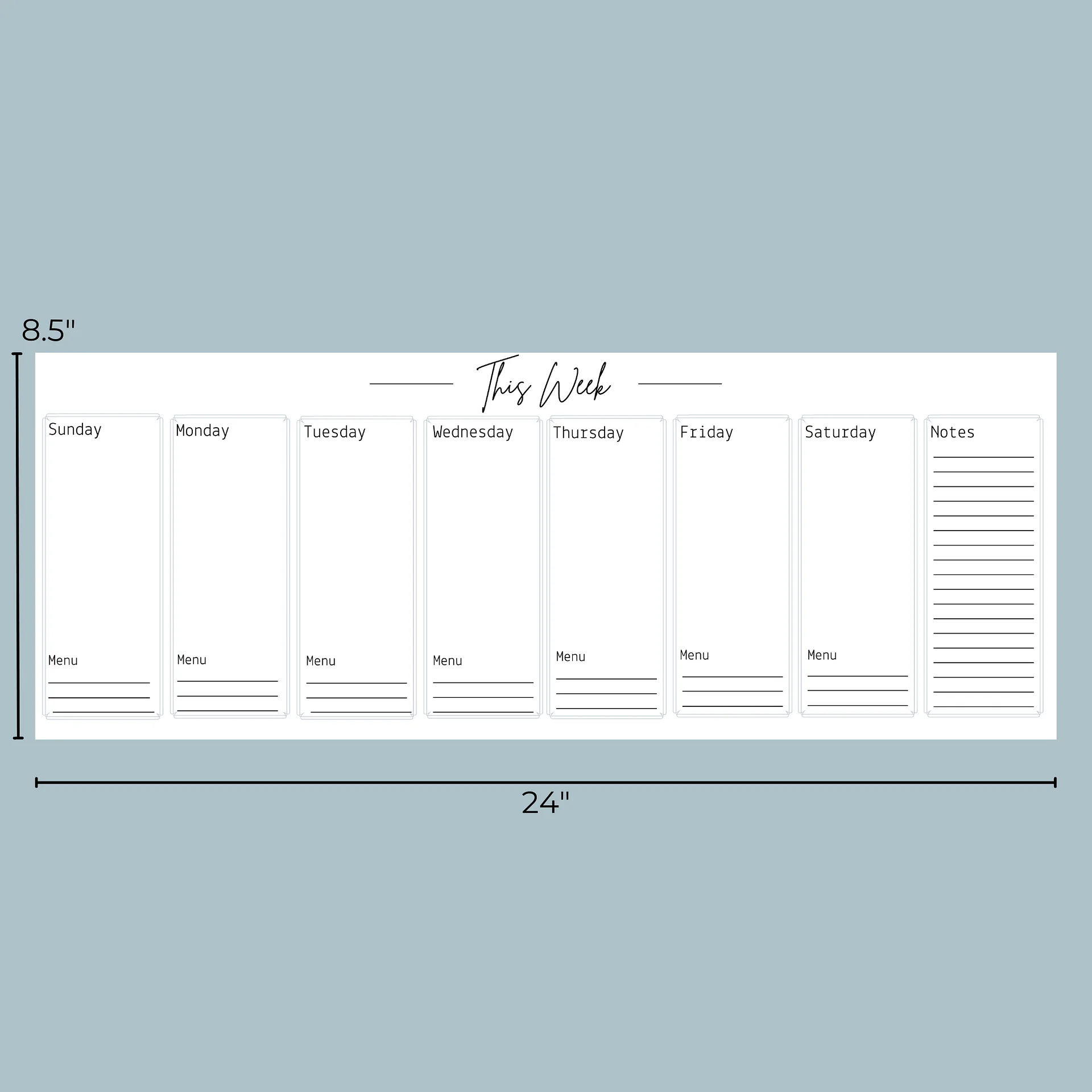 The Dry Erase Family Command Center product image (8)