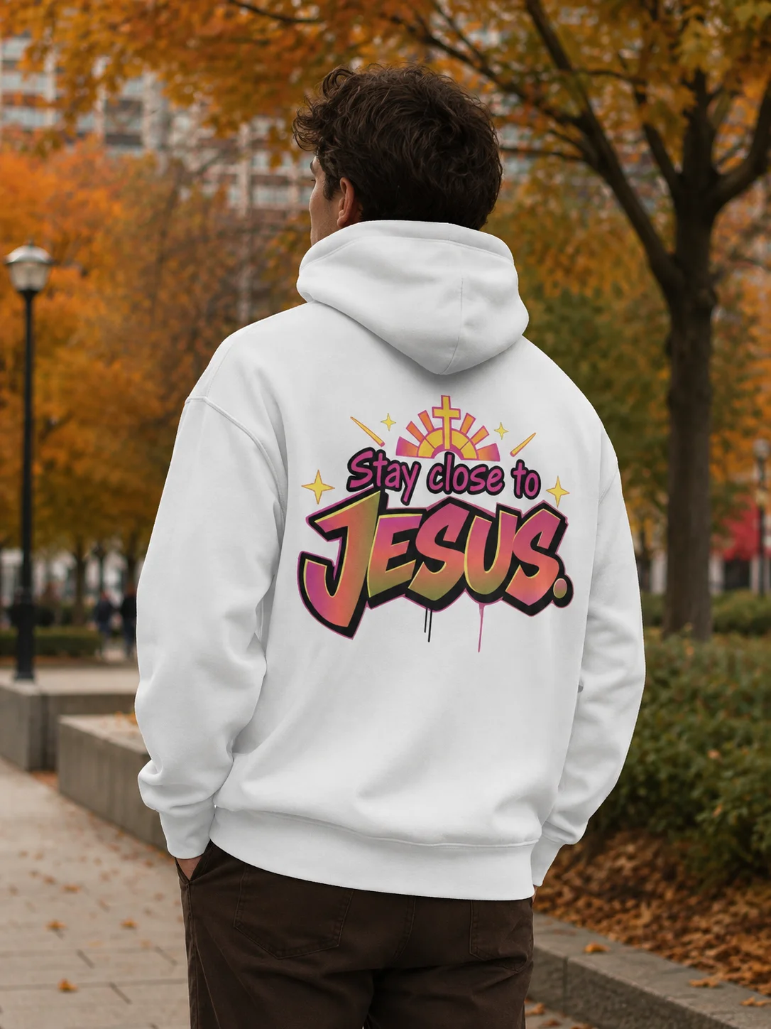 Stay Close to Jesus Streetwear Hoodie product image (3)