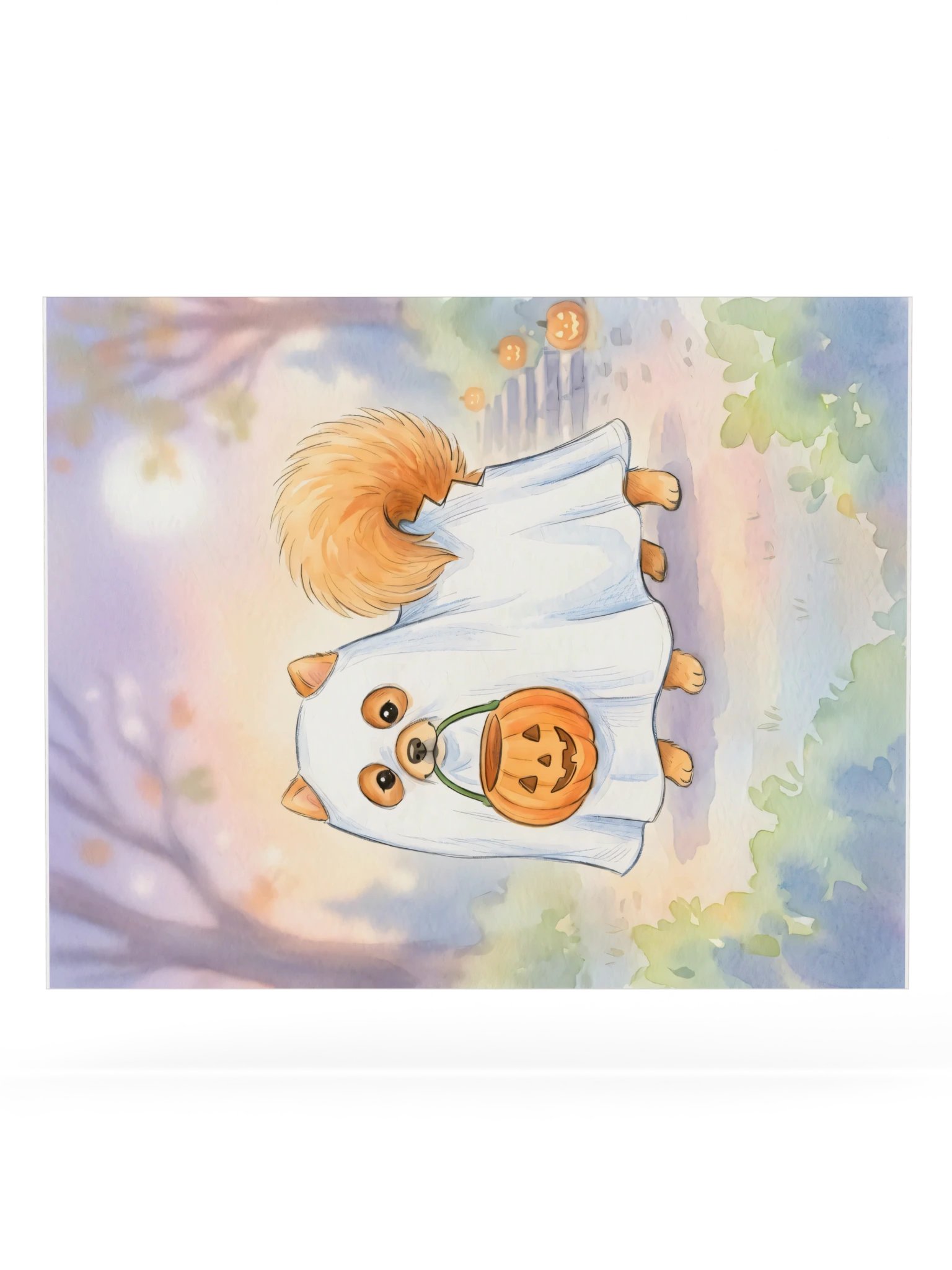 Little Ghost Pomeranian Poster product image (20)