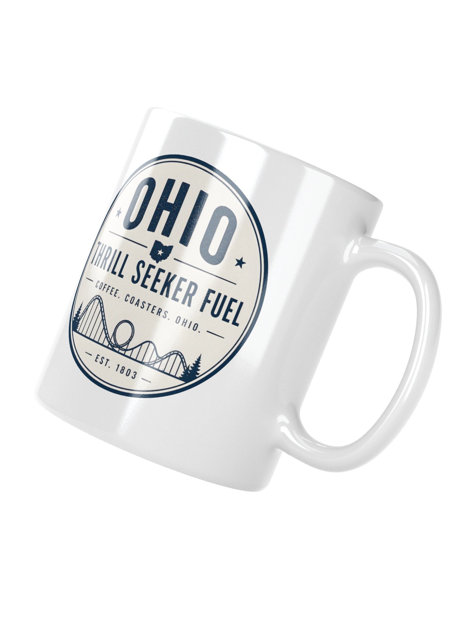 Ohio Thrill Seeker Fuel Mug – Roller Coaster Coffee Cup for Adventure Lovers product image (10)