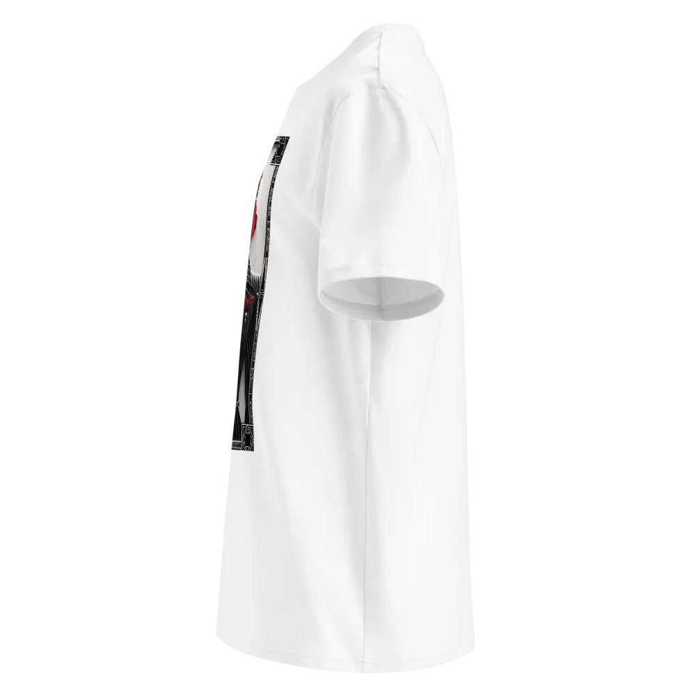Tune into your Power Masked Unisex Organic Cotton T-Shirt. product image (2)