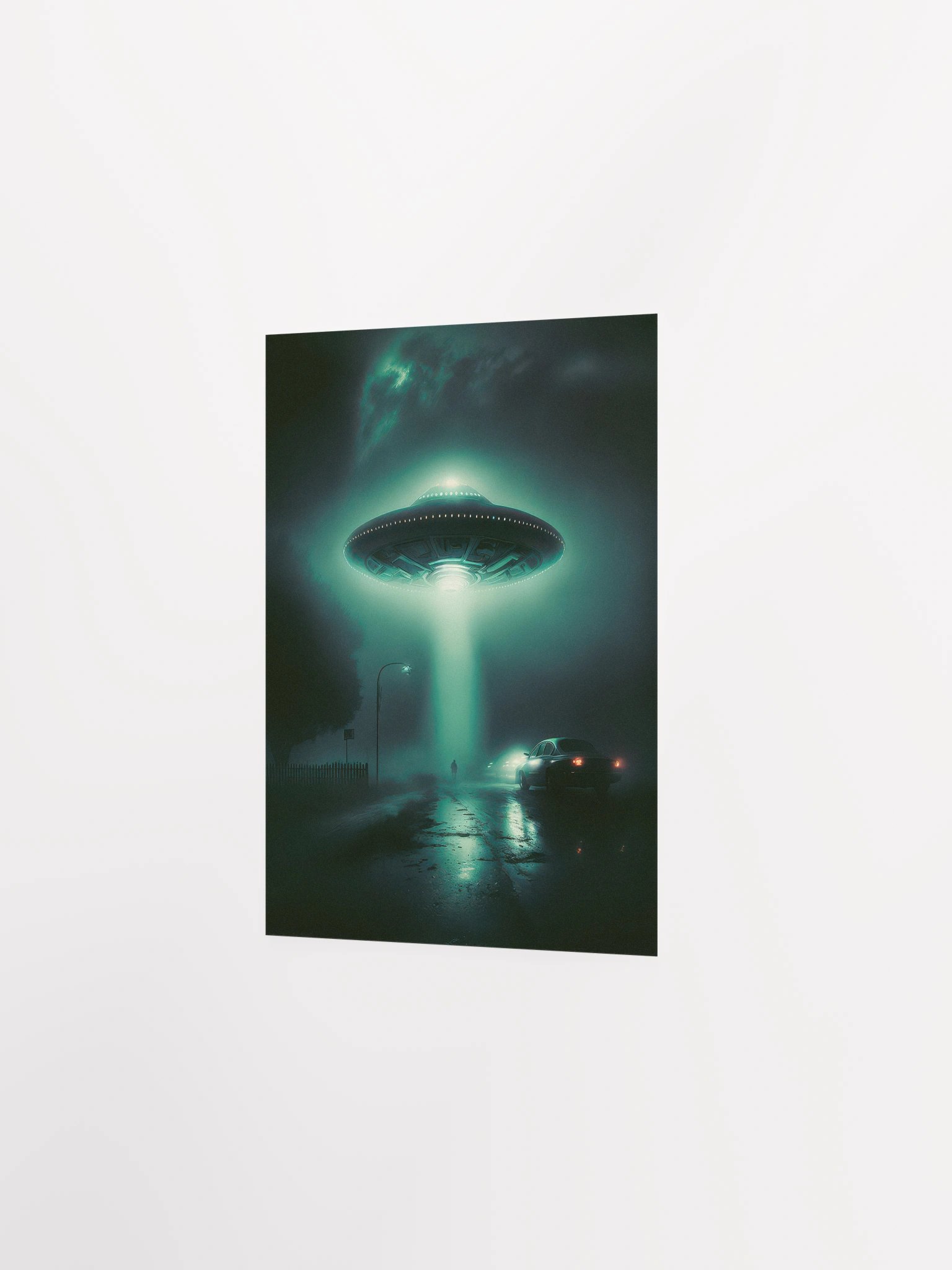 The Truth is Out There / The X-Files photo of UFO — sci-fi poster, movie art, I want to believe poster, space print, aliens wall decor product image (7)
