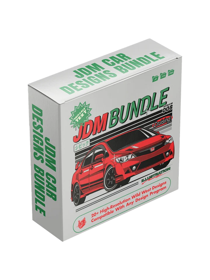 JDM Car Design Bundle (for commercial use) product image (1)
