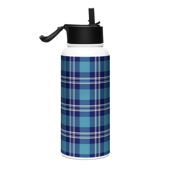 St Andrews Tartan Water Bottle product image (1)