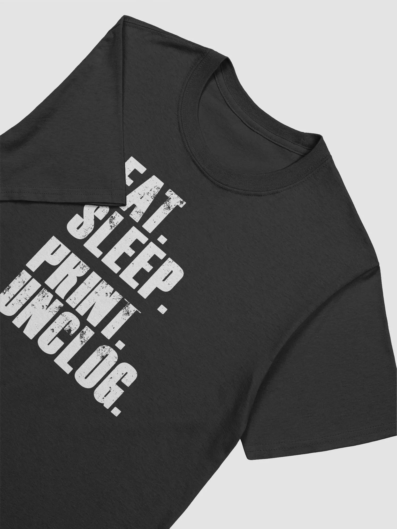Eat Sleep Print Unclog - Gildan 64000 Unisex Softstyle T-shirt product image (1)