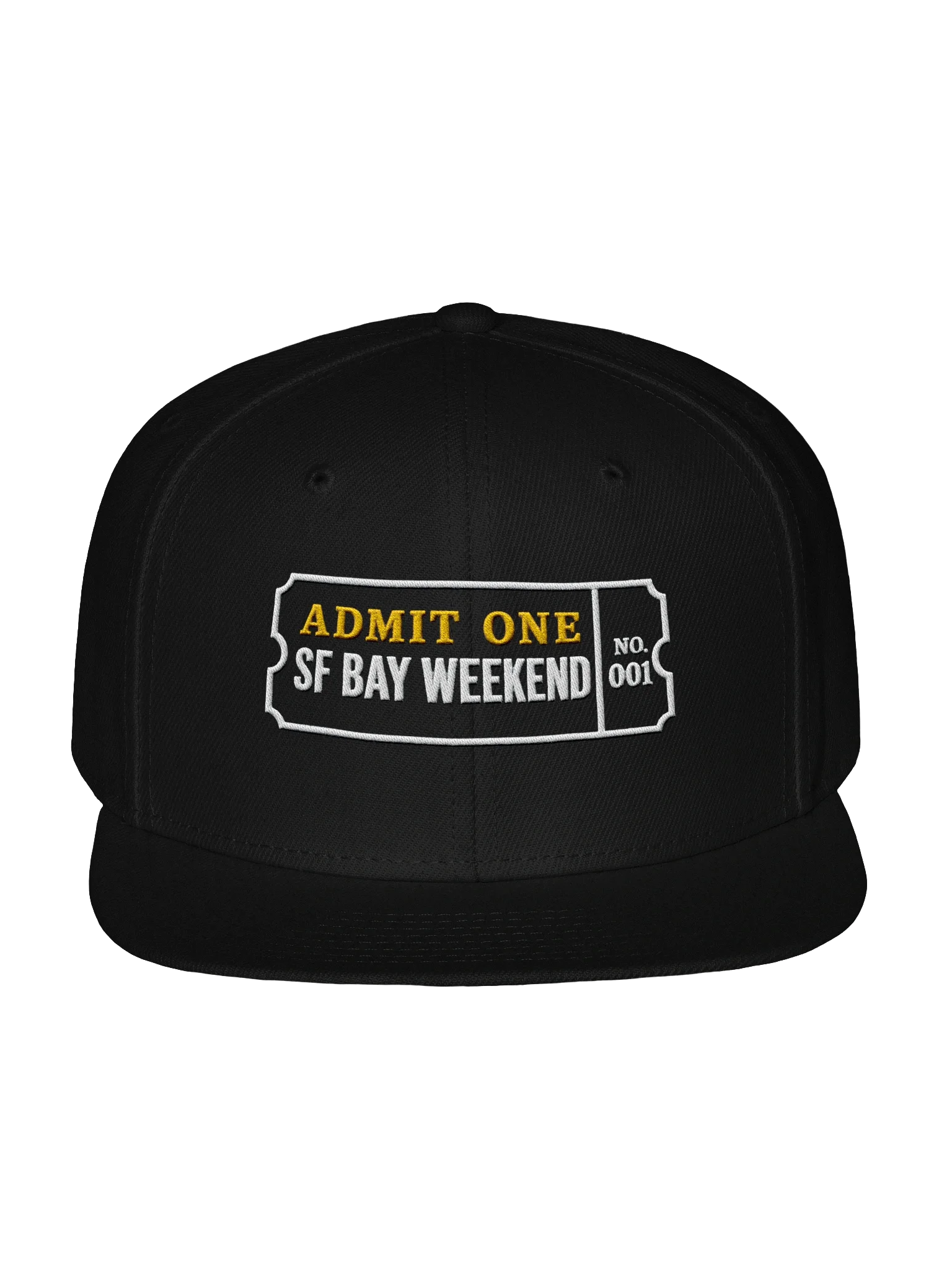 SF Bay Weekend Originals — Admit One No. 001 Snapback Cap
