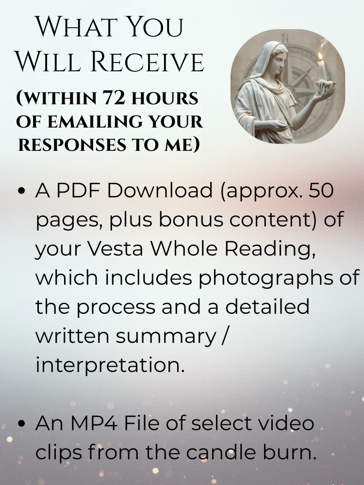 Vesta Whole Candle Reading | Focused Reading on Any Topic product image (6)