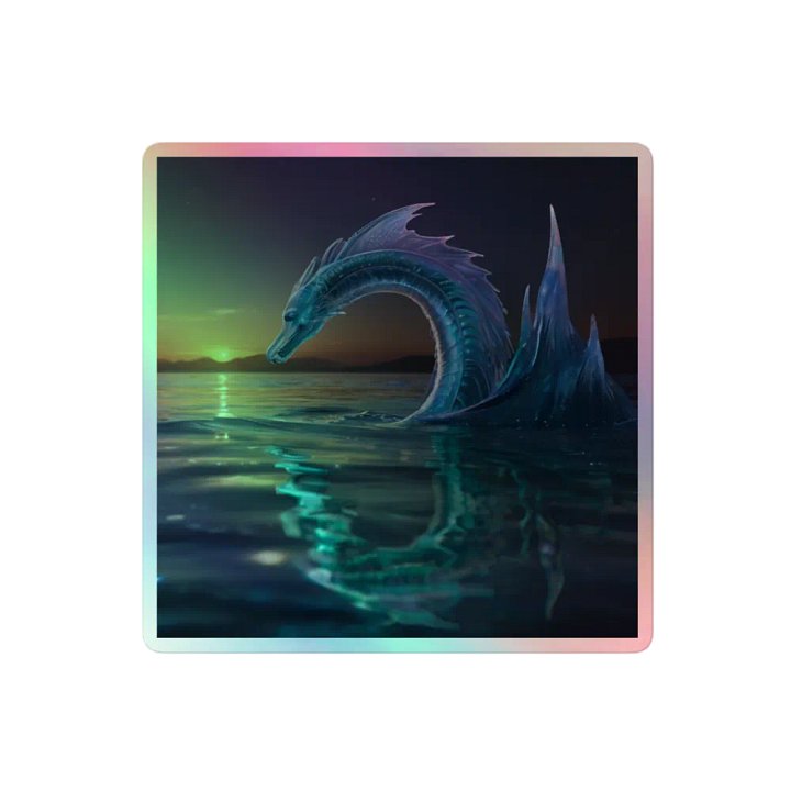 Ethereal Leviathan Holographic Sticker product image (2)