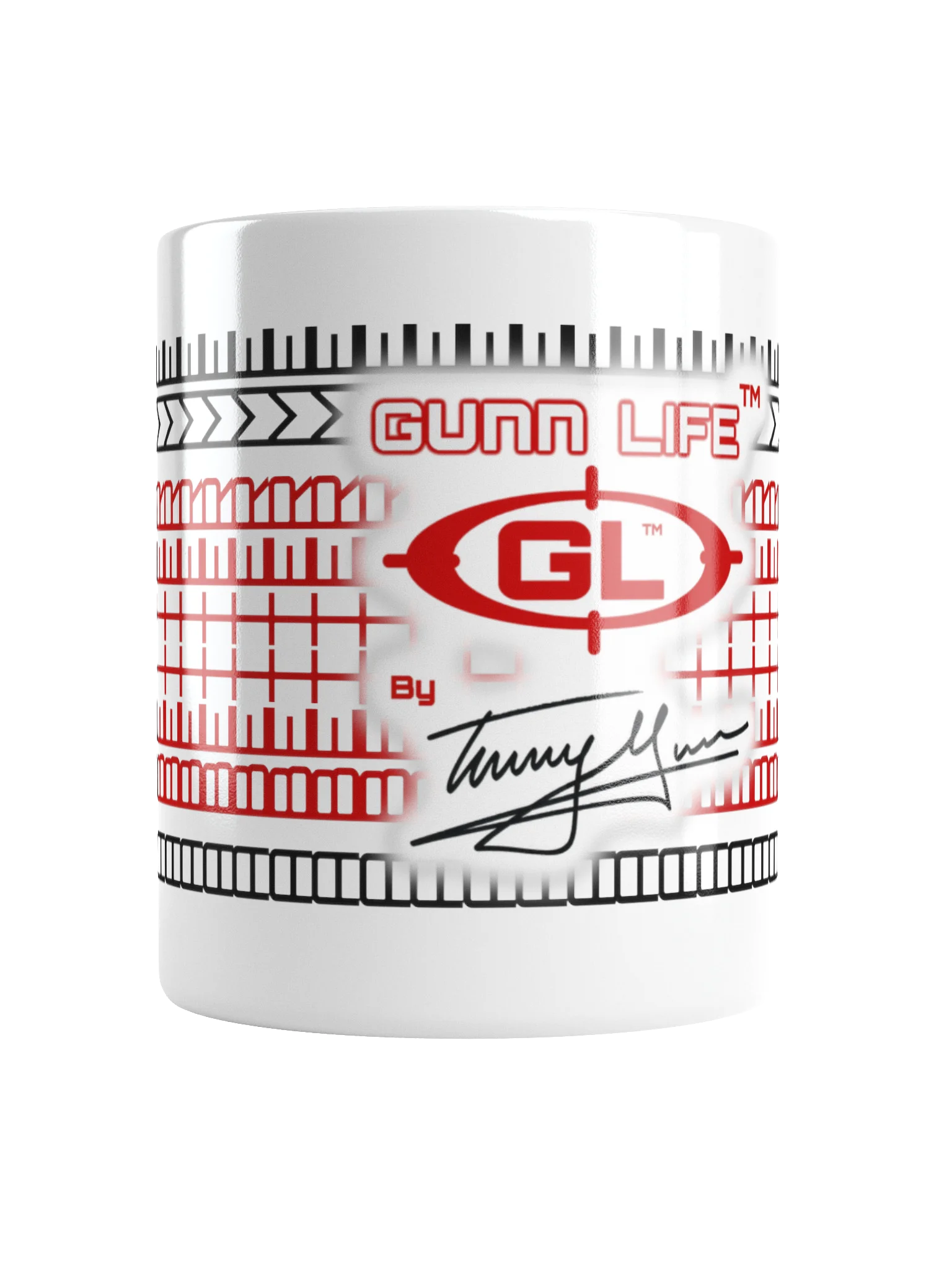 GunnLife™ 'SIDEWAYS' | A Better Me | White Coffee Mug by Tommy Gunn® product image (1)