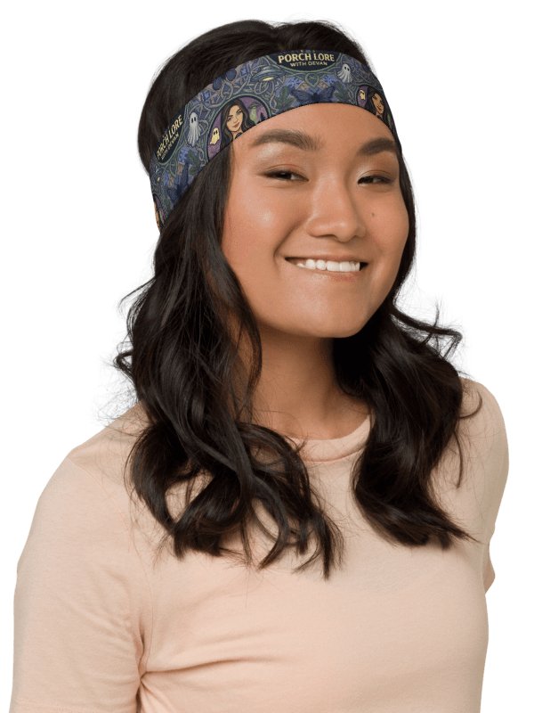 PORCH LORE DEVAN PERIWINKLE MOTH HEADBAND product image (1)