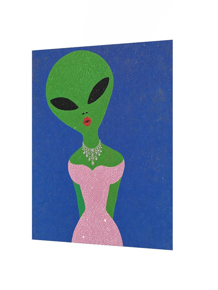 Sassy Alien 009 Matte Paper Poster product image (2)