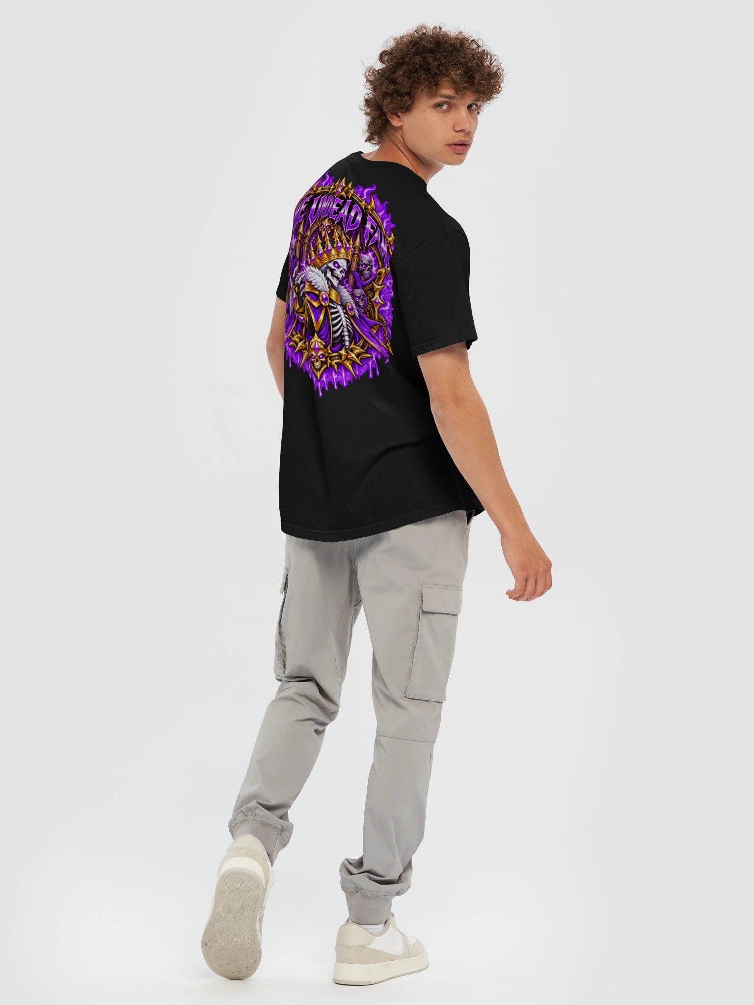 Undead And Unbothered Tee (Purple) product image (8)
