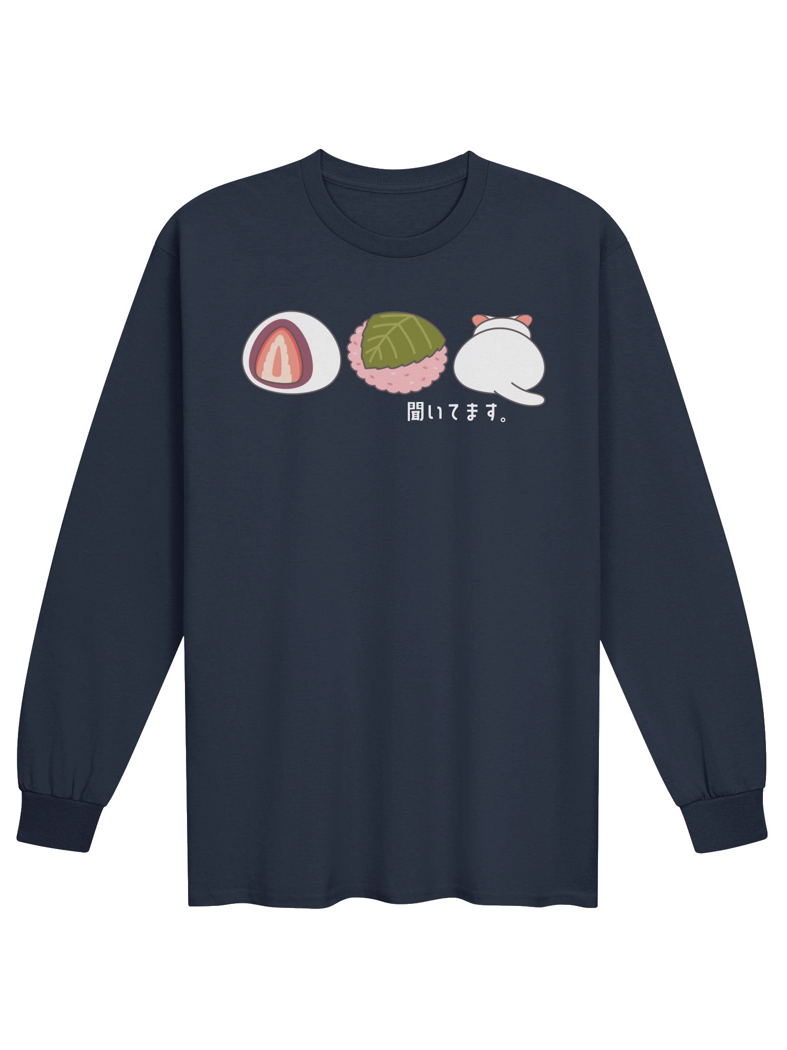 Daifuku Mochi Cat - Unisex Adult Long Sleeve T-shirt product image (4)