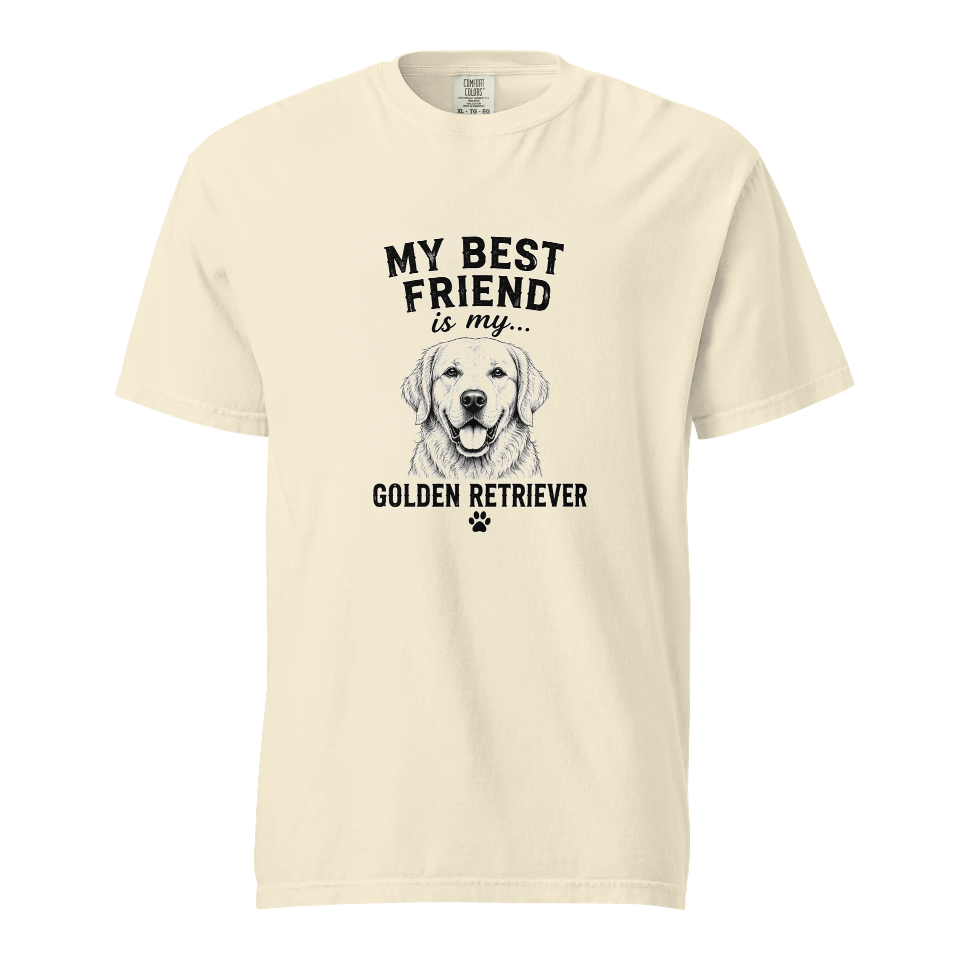 My Best Friend Golden Retriever Tee product image (1)
