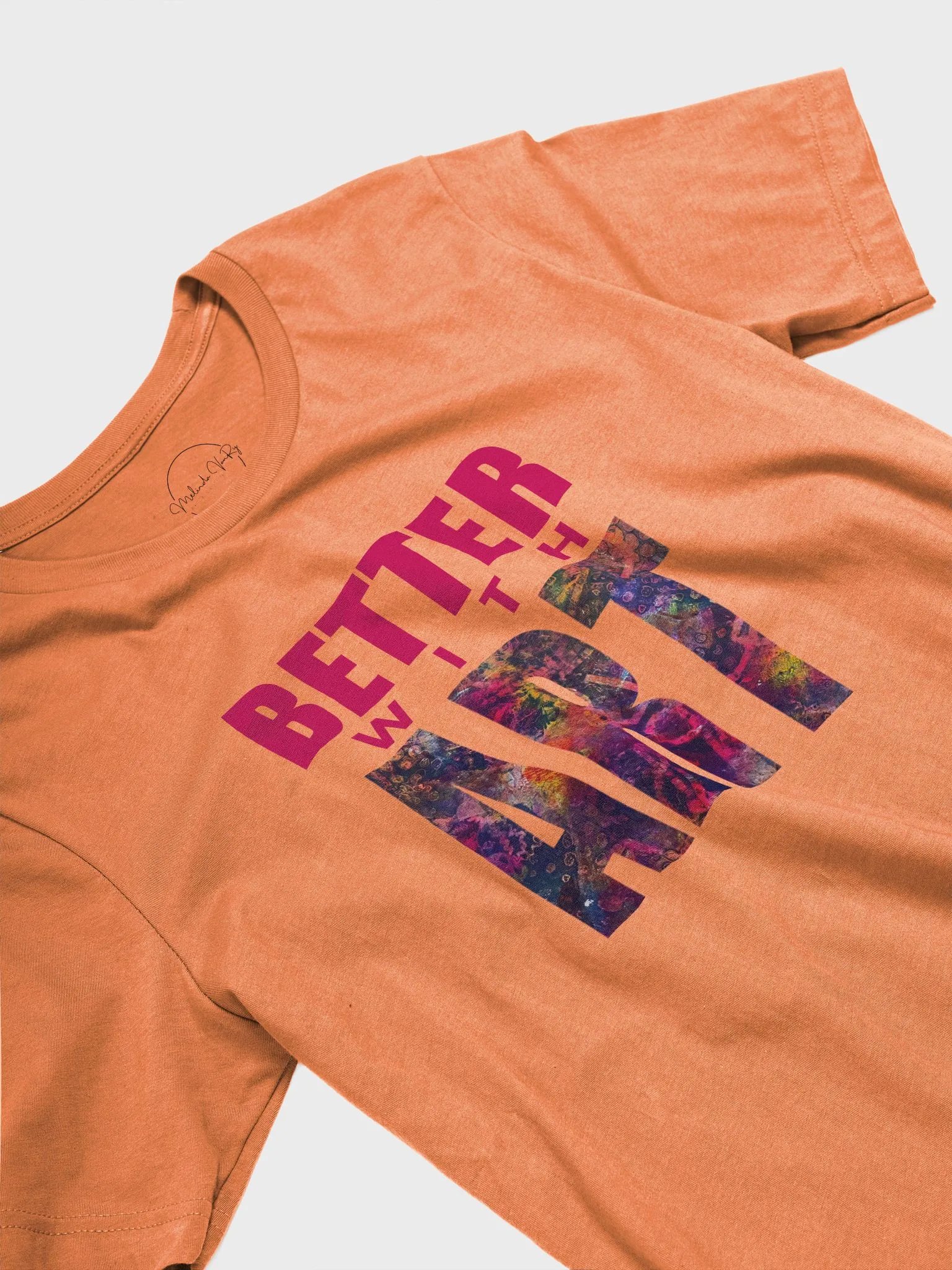 BETTER WITH ART more texture tee product image (3)