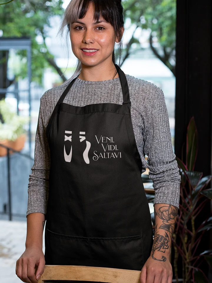 Veni. Vidi. Saltavi. • Cotton Twill Apron product image (1)