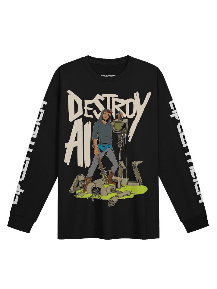 'Destroy AI' Long-Sleeve Shirt product image (1)