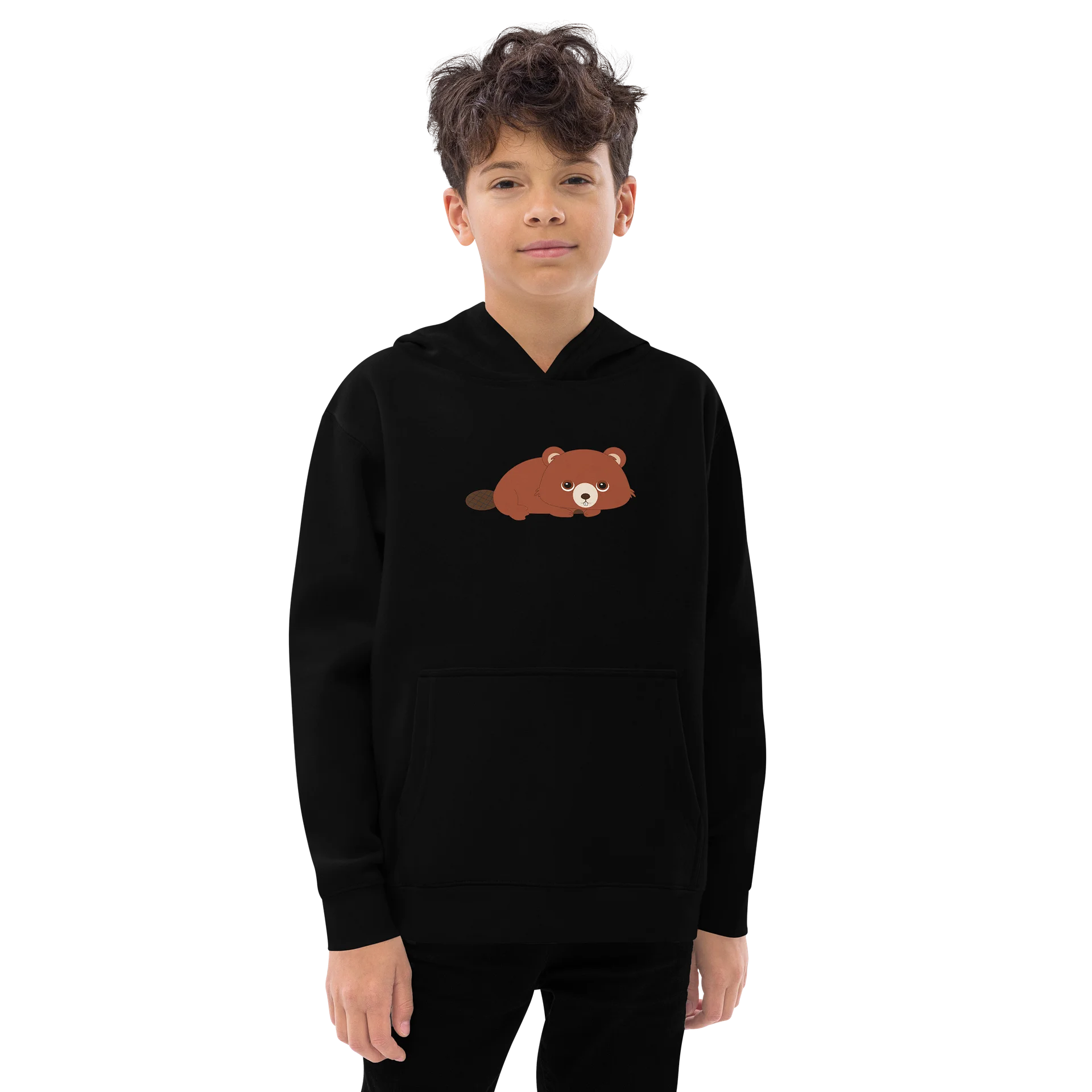 Woodland Animals Beaver Youth Pullover product image (1)