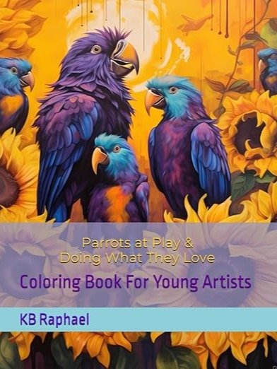 3 Parrot Coloring Books product image (2)